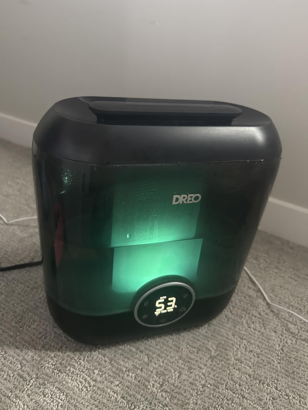 Dreo Smart Humidifiers for Bedroom, 6L Top Fill Supersized Cool Mist Humidifier for Large Room, 60 Hour Runtime, Quiet Ultrasonic Humidifiers for Plants, Baby, Indoor, Home, Night Light, Black - Customer Photo 2