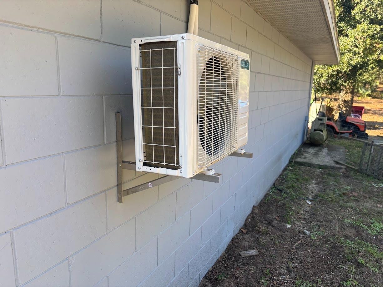 DELLA Econo Series 11500 BTU 115V Mini Split Air Conditioner, Works with Alexa and Wifi, 17 SEER2 Cools up to 400 Sq. Ft, Heater Ductless Inverter System with Heat Pump, 16ft Installation Kit - Customer Photo 1
