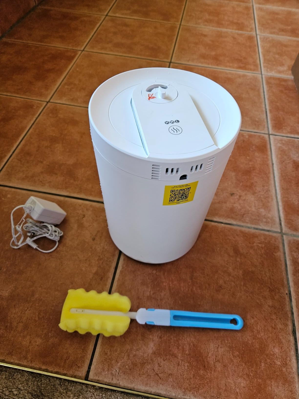 2-in-1 Cool Mist Humidifier for Bedroom, Large Room, Baby Nursery & Plants, 4L Top Fill with Oil Diffuser, Nightlight, 31H Runtime, Quiet 30db, Clear - Customer Photo 1