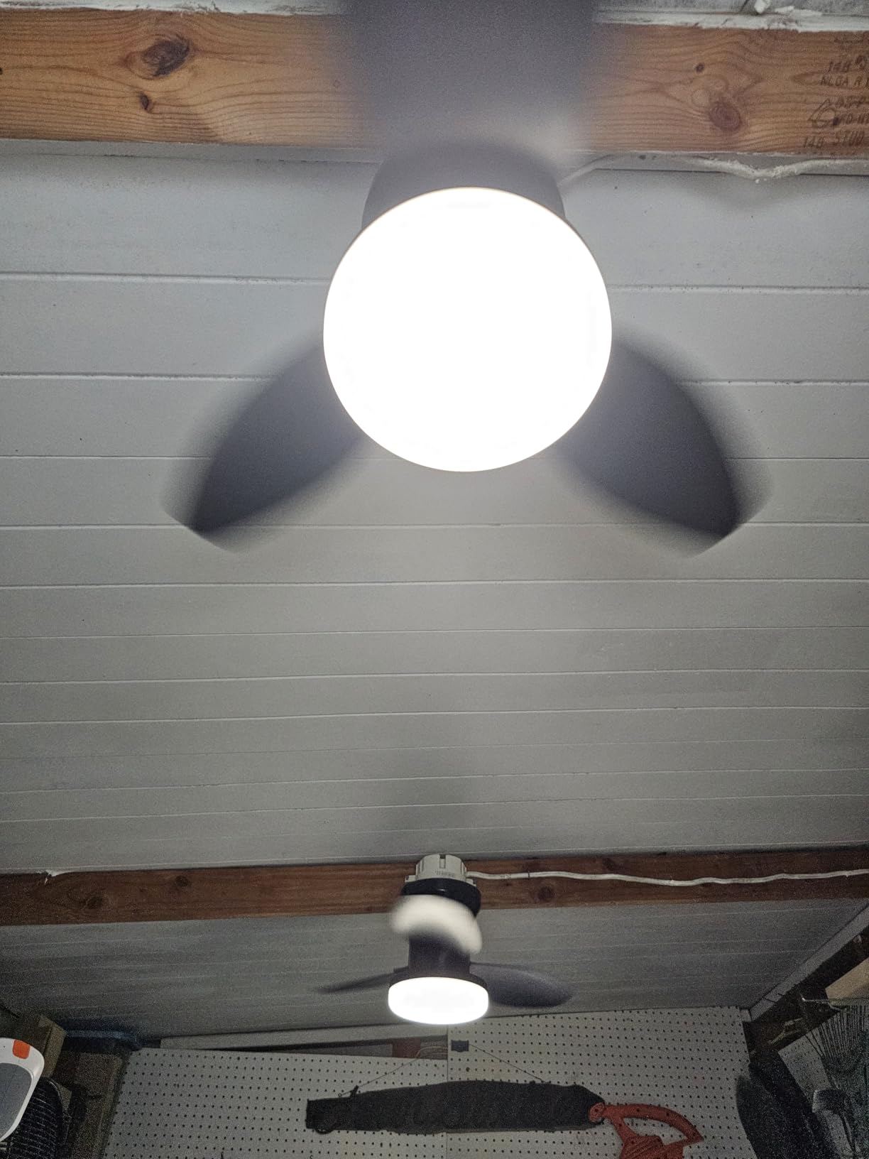 Small Ceiling Fan with Light - 26 Inch Flush Mount Ceiling Fan with Lights and Remote, Low Profile Ceiling Fans with 3 Reversible Blades, 6 Wind Speeds, Black Ceiling Fans for Bedroom - Customer Photo 1