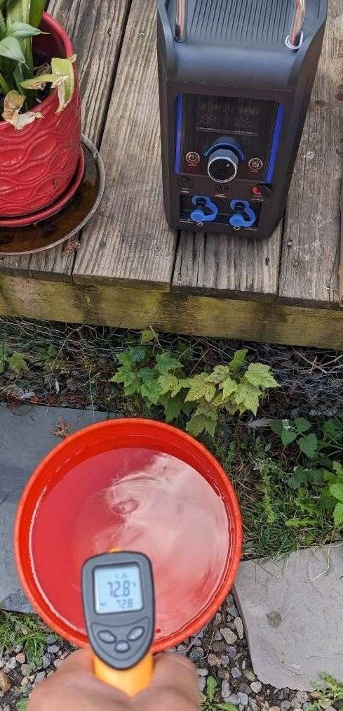 Hike Crew Propane Water Heater & Shower Pump | Rechargeable Portable Outdoor Water System w/Shower Head Attachment for Instant Hot Water While Camping, Hiking, Glamping & Vacationing - Customer Photo 1