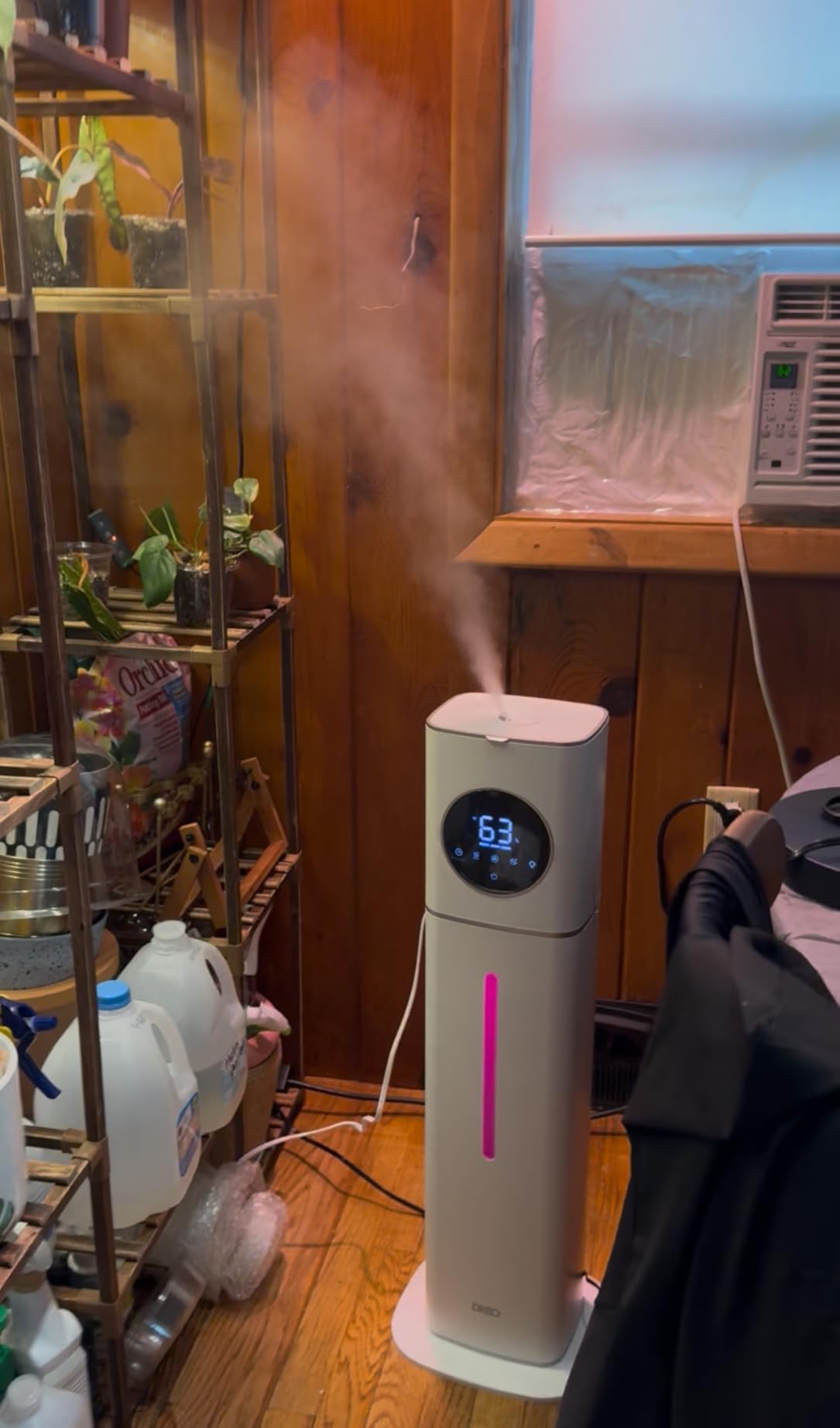 Dreo HM735S 11L Smart Humidifier Large Room 700 ft², 100H Cool Mist Air Humidifiers for Bedroom, Top-Fill Self-Cleaning Tank, 26dB, Auto Mode, Aroma Box, RGB Light, Remote & APP Control, Baby, White Customer Review Dreo HM735S 11L Smart Humidifier Large Room 700 ft², 100H Cool Mist Air Humidifiers for Bedroom, Top-Fill Self-Cleaning Tank, 26dB, Auto Mode, Aroma Box, RGB Light, Remote & APP Control, Baby, White - Customer Photo 2