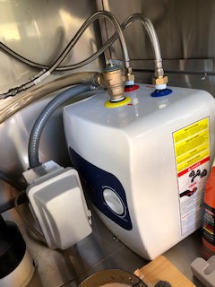 Mini Tankless Water Heater Electric 110V ~ 120V for Sink, ThermoMate 4.5kW 37.5A at 120V Small Point of Use Water Heater CSA Approved, Must HardWird Requiring 10AWG Wire Customer Review Mini Tankless Water Heater Electric 110V ~ 120V for Sink, ThermoMate 4.5kW 37.5A at 120V Small Point of Use Water Heater CSA Approved, Must HardWird Requiring 10AWG Wire - Customer Photo 2