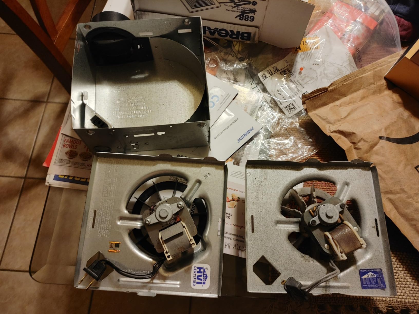 Broan-NuTone® 688E Bathroom Exhaust Fan, 50 CFM Energy Star Exhaust Fan, 2.0 Sones - Customer Photo 1