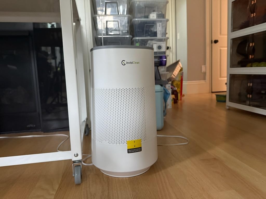 Air Purifier and Humidifier Combo All in One for Bedroom - Quiet 2 in 1 Smart Air Humidifier and Purifier for Home - Use Year-round for up to 1100 sq ft - InvisiClean AquaNova - Customer Photo 2