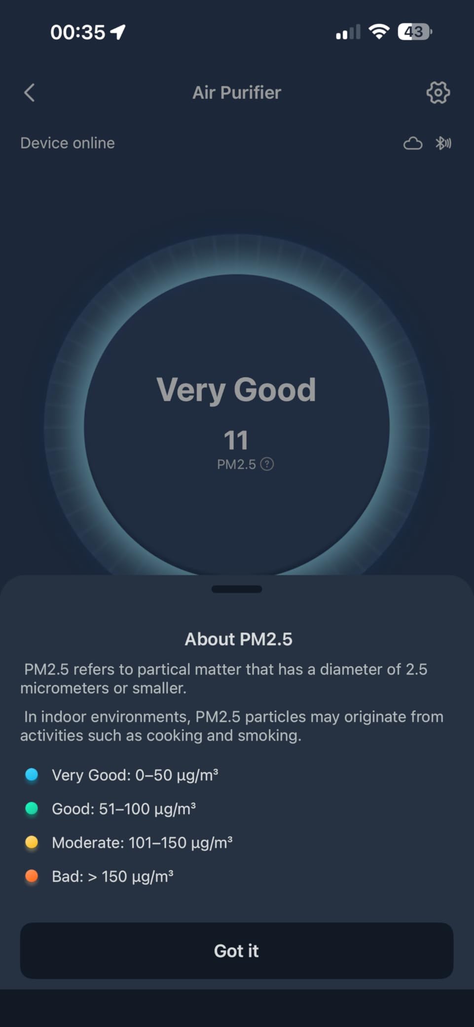 SwitchBot 4 in 1 Air Purifiers Table with Matter, Up to 3620 ft², H13 HEPA Pet Filter, Wireless Charging, Washable Pre-filter, 10 RGB Colors, Work with Apple Home, Alexa, GoogleHome, HomeAssistant Customer Review SwitchBot 4 in 1 Air Purifiers Table with Matter, Up to 3620 ft², H13 HEPA Pet Filter, Wireless Charging, Washable Pre-filter, 10 RGB Colors, Work with Apple Home, Alexa, GoogleHome, HomeAssistant - Customer Photo 1