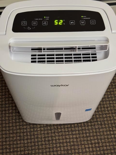 Waykar 2000 Sq. Ft Most Efficient Energy Star 2025 Dehumidifier for Home and Basement with Auto or Manual Drainage, Quiet 33dB Operation, 0.6 Gallon Water Tank Capacity Customer Review Waykar 2000 Sq. Ft Most Efficient Energy Star 2025 Dehumidifier for Home and Basement with Auto or Manual Drainage, Quiet 33dB Operation, 0.6 Gallon Water Tank Capacity - Customer Photo 2