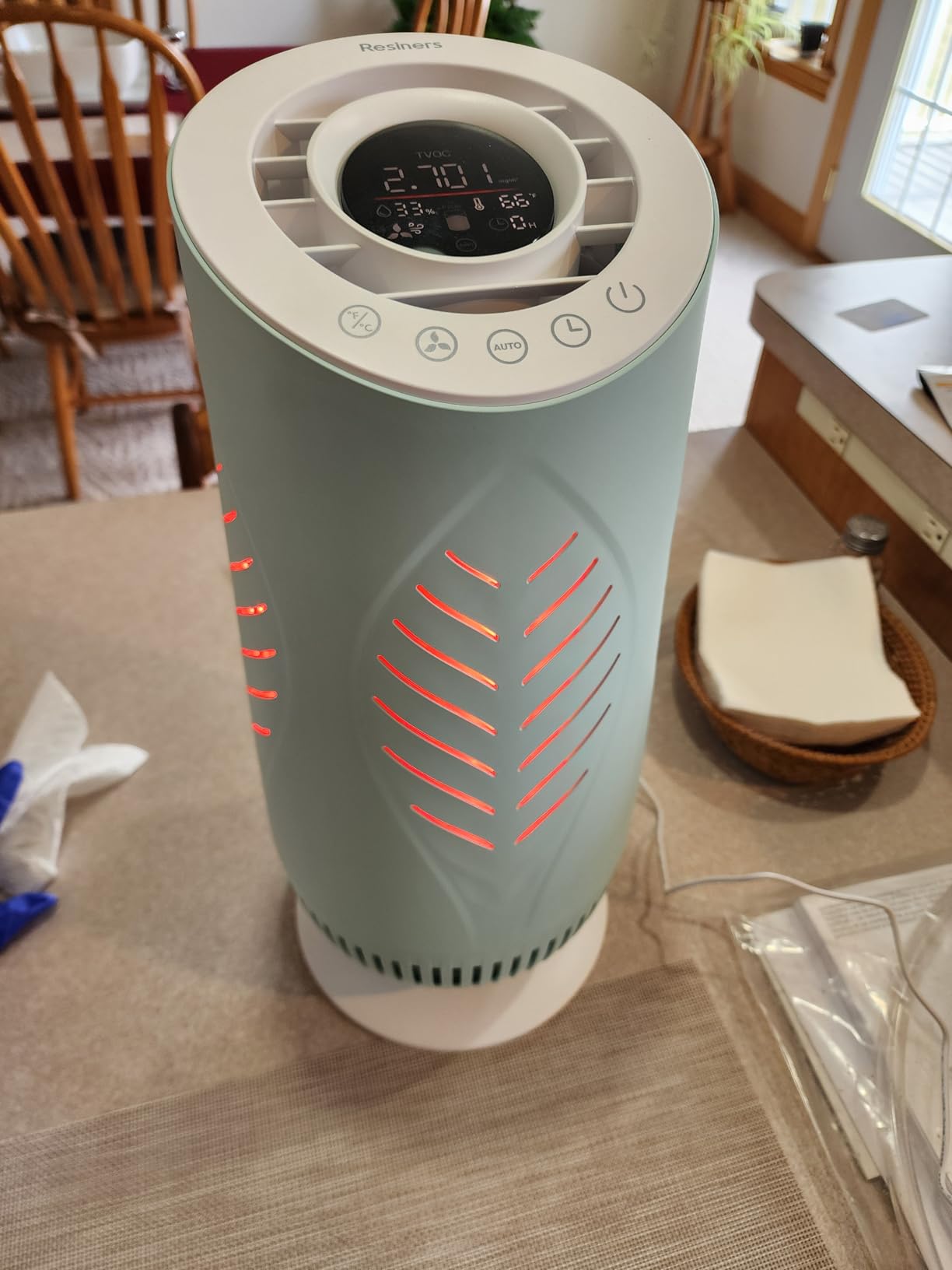 Resiners Purair Air Purifier for Epoxy Resin, Resin Air Purifier with H13 True HEPA Filter, SGS Certified, Air Filtration System for Resin Molding & Casting, Epoxy Resin Tools Accessories Supplies Customer Review Resiners Purair Air Purifier for Epoxy Resin, Resin Air Purifier with H13 True HEPA Filter, SGS Certified, Air Filtration System for Resin Molding & Casting, Epoxy Resin Tools Accessories Supplies - Customer Photo 2