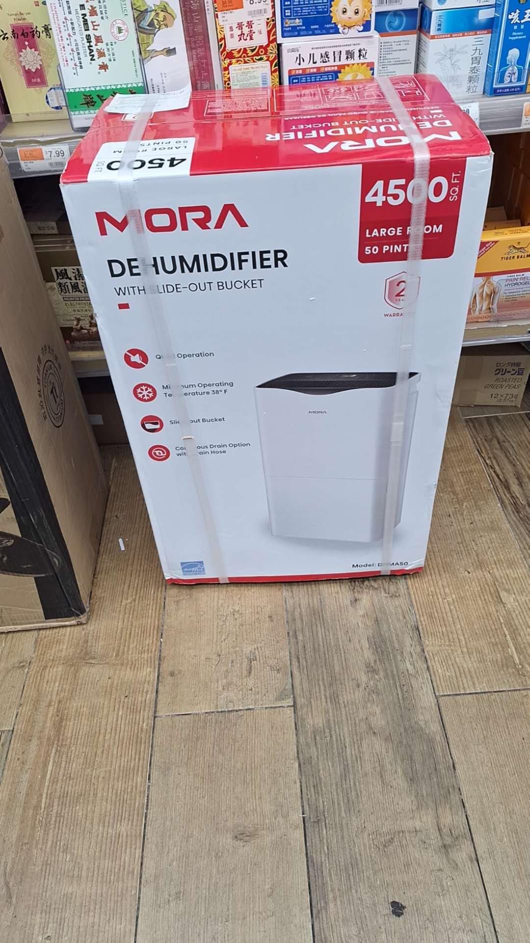 Mora Mora by Hisense 50 Pint Dehumidifier, for Space upto 4,500 Sq. Ft at Home, in Basements and Large Rooms, Energy Star, Quiet Operation,Filter Indicator with Washable Filter, 2 Years Warranty Customer Review Mora Mora by Hisense 50 Pint Dehumidifier, for Space upto 4,500 Sq. Ft at Home, in Basements and Large Rooms, Energy Star, Quiet Operation,Filter Indicator with Washable Filter, 2 Years Warranty - Customer Photo 2