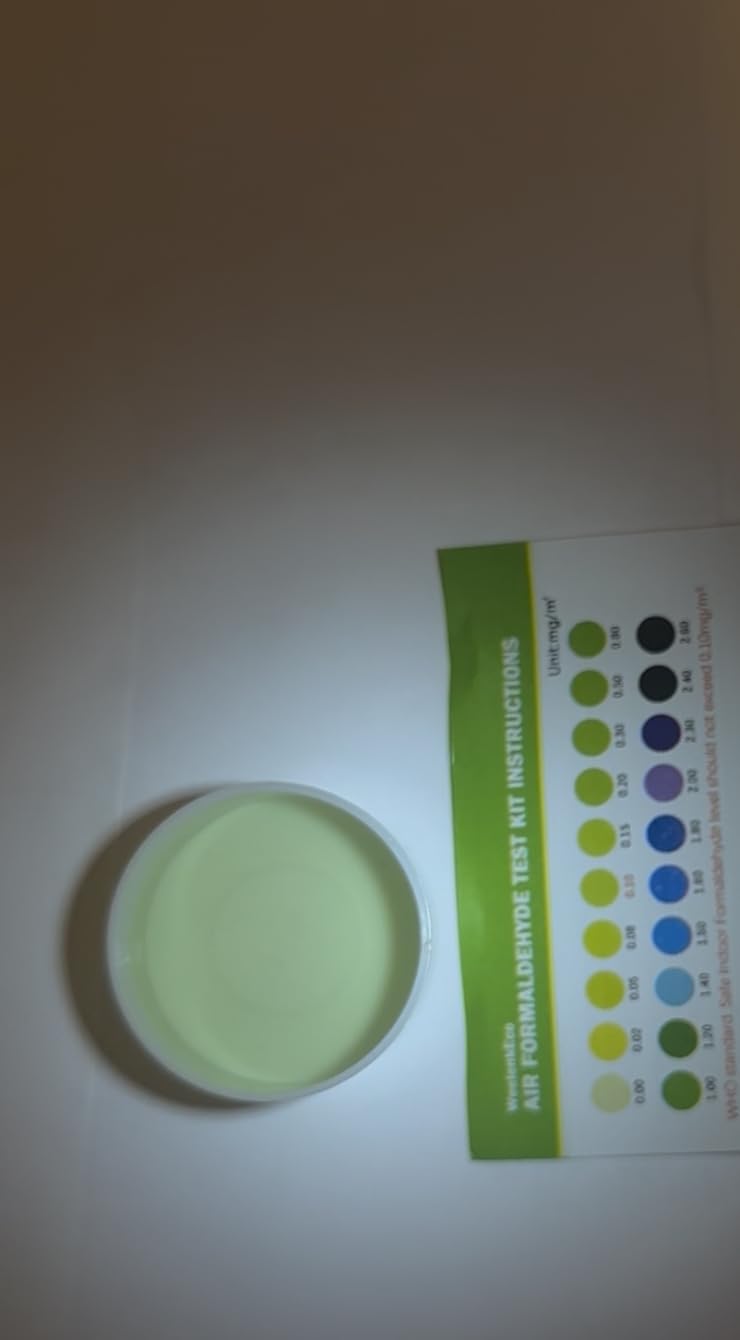 Air Formaldehyde (HCHO) DIY Test Kit (3 Kit) - Find Out How Much Formaldehyde is in The air Around You, Suitable for Detecting Formaldehyde Levels in The air of Various Indoor environments - Customer Photo 1