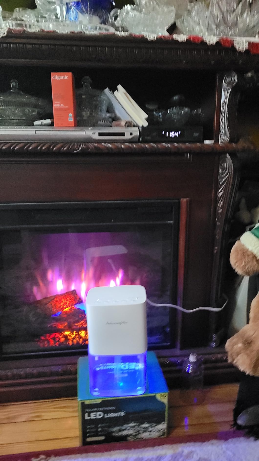 Dehumidifier 1800ML 63OZ Small Dehumidifier for Home 230 Ft² Safety Dehumidifiers Adjustable 10 Color Lights 5 Timers 3 Setting Modes Auto Shut Off Protection Low Noise For Bedroom Bathroom - Customer Photo 3
