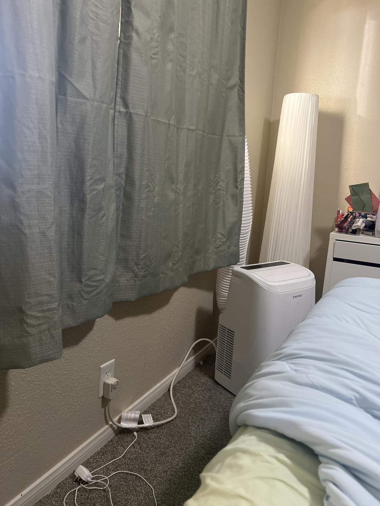 10,000 BTU Portable Air Conditioner, 3-IN-1 Smart AC Unit with Fan/Dehumidifier/Drainage-free Cooling, APP/Voice/Remote/Touch, 47 dB, Sleep Mode, Window Installation Kit, 24H Timer for Home/Office - Customer Photo 2