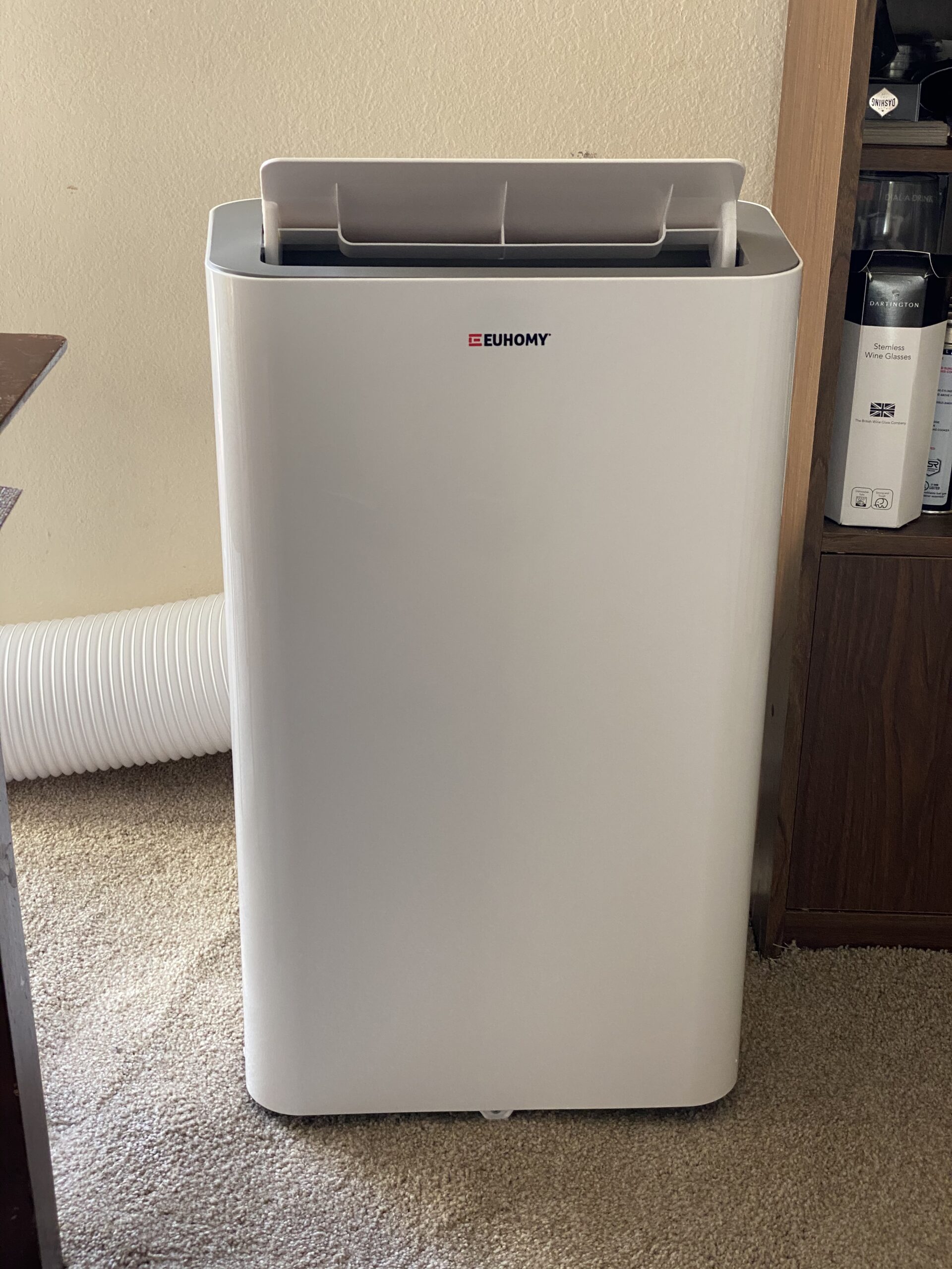 EUHOMY Portable Air Conditioners 12,000 Btu, 4 in 1 Portable Cooling AC with Heat, Dehumidifier, Fan Modes, Quiet Stand-up AC with 46dB Low Noise & Sleep Mode for Bedrooms, room up to 550 Sq.Ft - Customer Photo 4
