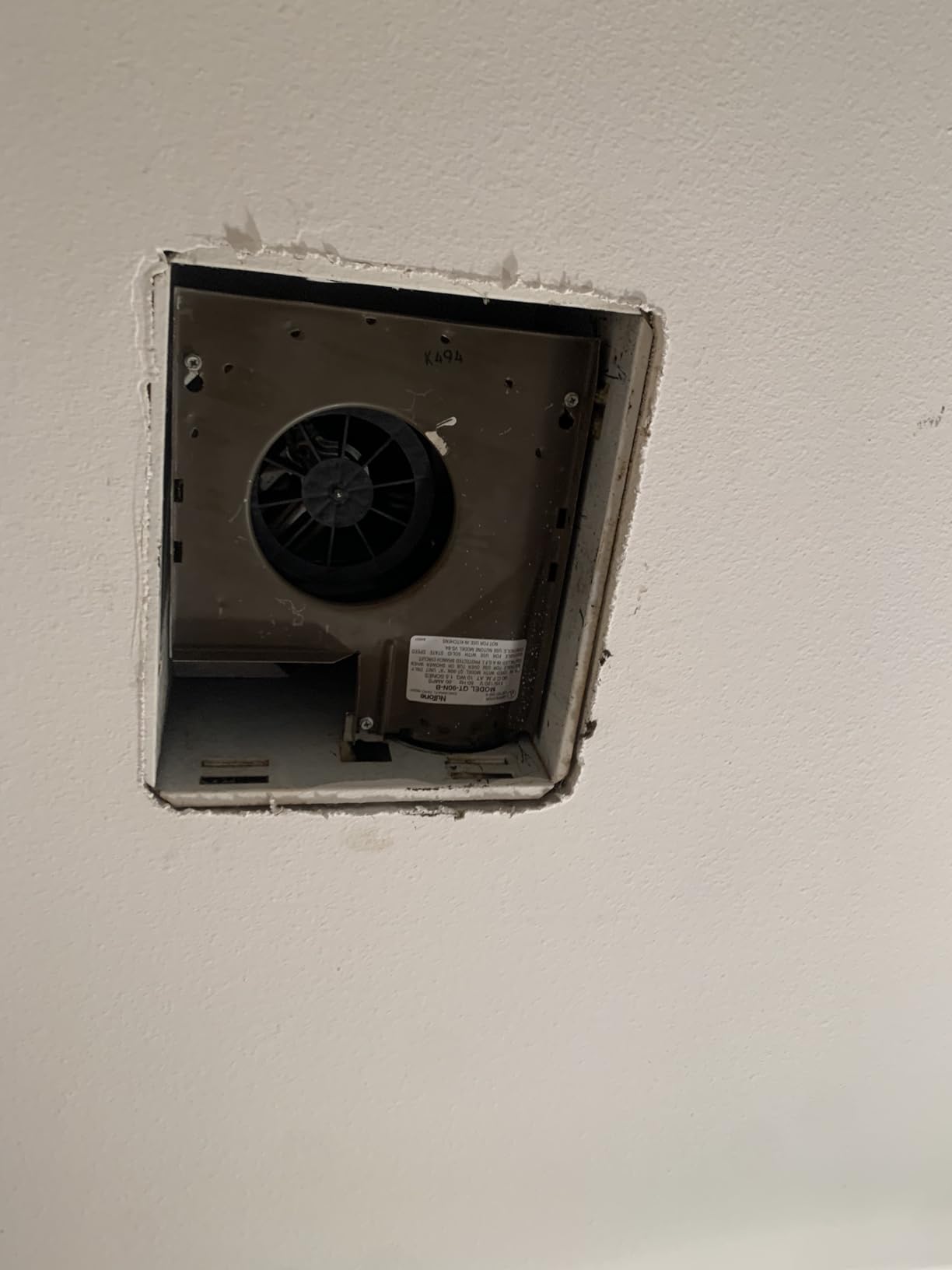 Broan-NuTone® Bathroom Exhaust Fan, 50 CFM Modern Grille, Energy Star Fan, 2.0 Sones - Customer Photo 2