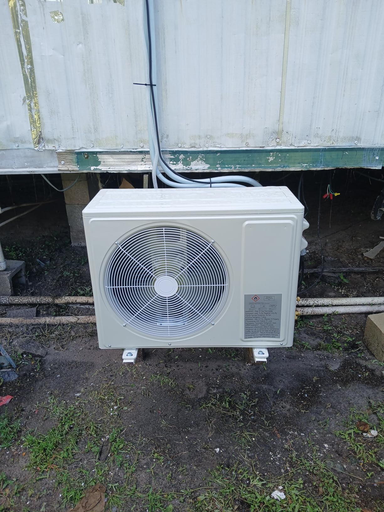 12000 BTU Mini Split AC/Heating System,19 SEER2 208/230V Energy Efficient Ductless Inverter System,Cools Up to 750 Sq.Ft with Pre-Charged Condenser,Heat Pump & Installation Kits - Customer Photo 2