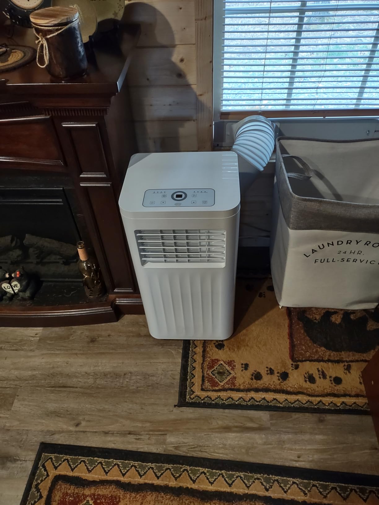 Antarctic Star Portable Air Conditioners 8,000 BTU, Small Portable AC with Cooling, Fan, Dehumidifier Function, Room AC Unit with 24H Timer, Cooling up to 350 Sq.Ft. Window Kit Panel - Customer Photo 2