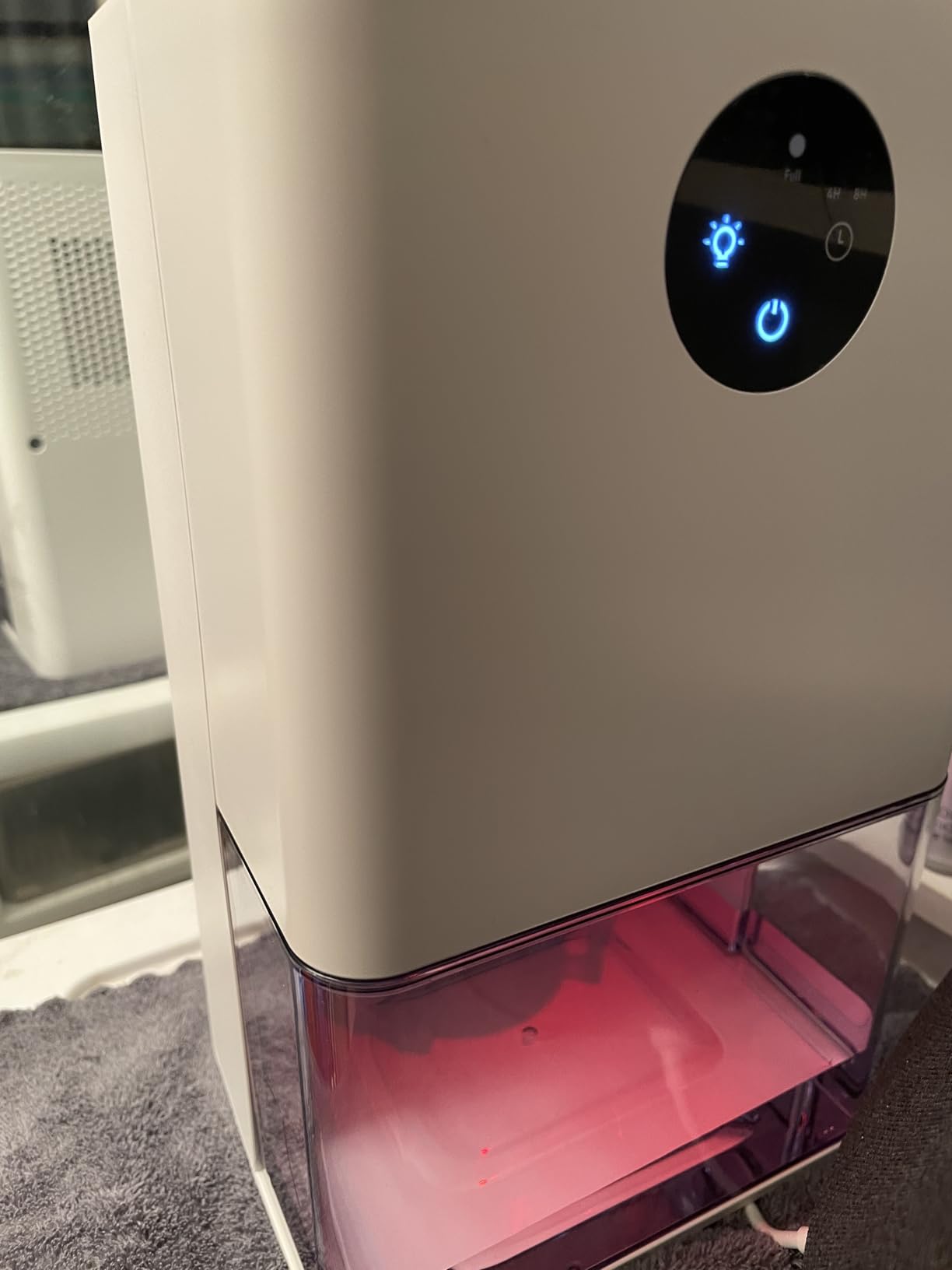 Dehumidifier, 50 OZ Small Dehumidifiers for Room for Home, Quiet with Auto Shut Off, Dehumidifiers for Bedroom (300 sq. ft), Bathroom, RV, Closet Customer Review Dehumidifier, 50 OZ Small Dehumidifiers for Room for Home, Quiet with Auto Shut Off, Dehumidifiers for Bedroom (300 sq. ft), Bathroom, RV, Closet - Customer Photo 1
