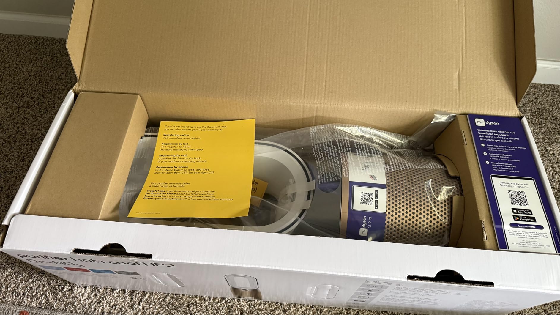 Dyson Purifier Hot+Cool HP1 Customer Review Dyson Purifier Hot+Cool HP1 - Customer Photo 2