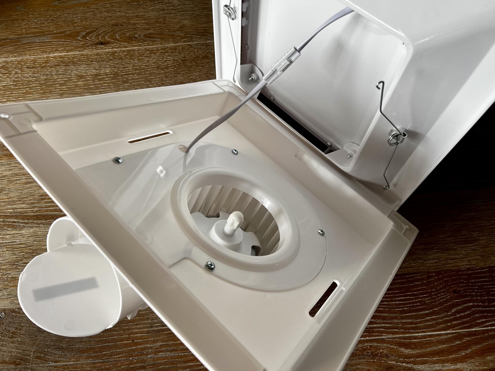 Bathroom Exhaust Fan with Light, 110CFM Bathroom Fan with Light 3000K/4500K/6000K, Quiet Vent with Lever Wire Connectors&Duct, 12 Inch Ceiling Mount Exhaust Fan for Home, Hotel, Office - Customer Photo 2