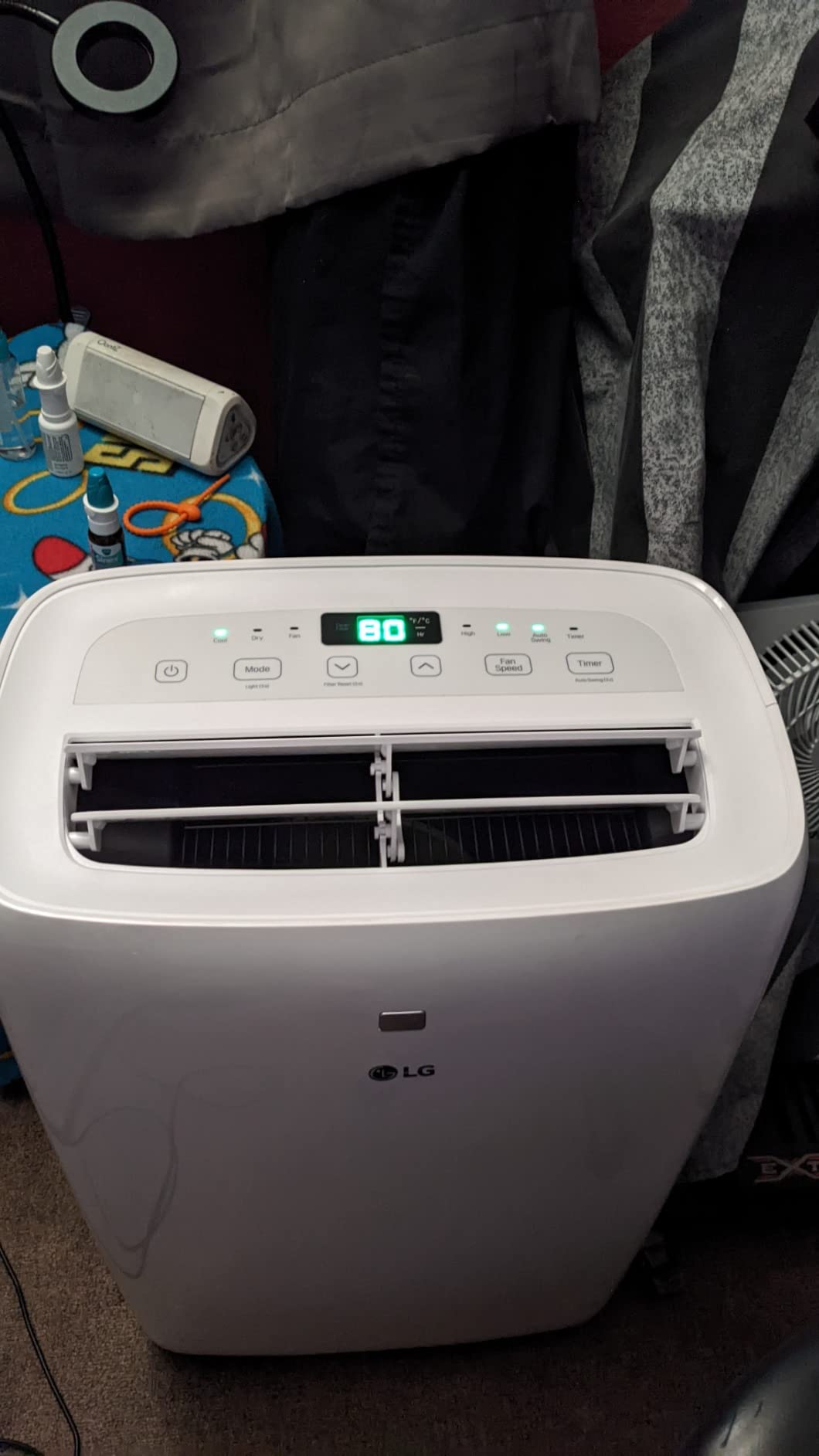 LG 10,200 BTU (DOE) / 14,000 BTU (ASHRAE) Smart Portable Air Conditioner, Cools 450 Sq.Ft. (18' x 25' room size),Smartphone & Voice Control works with LG ThinQ, Amazon Alexa and Hey Google, 115V - Customer Photo 2
