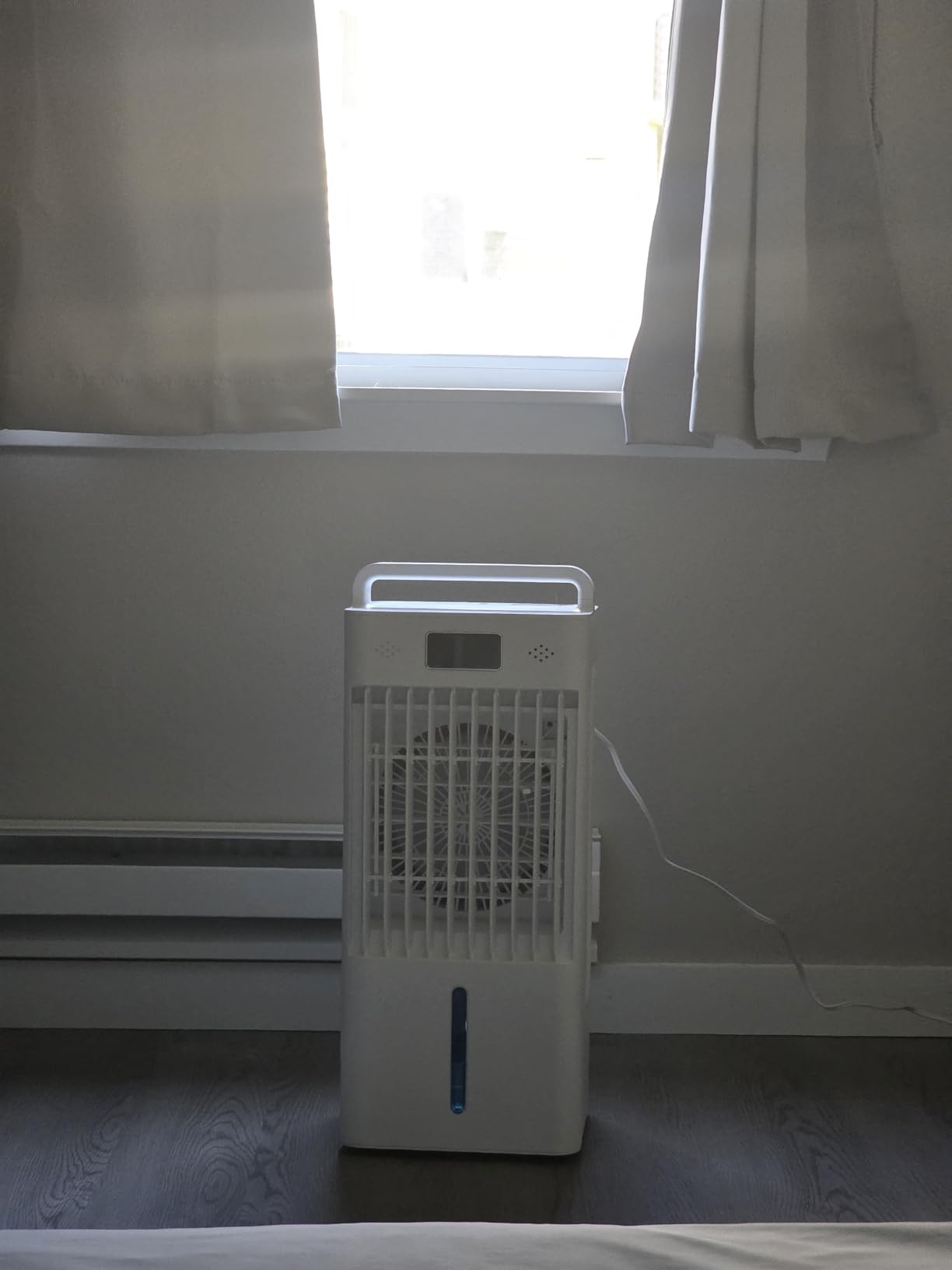 Windowless Portable Air Conditioner with Remote,Evaporative Air Cooler, Swamp Cooler with Water Tank Room Cooling Fan for Home Indoor 12H Timer No Hose Needed Customer Review Windowless Portable Air Conditioner with Remote,Evaporative Air Cooler, Swamp Cooler with Water Tank Room Cooling Fan for Home Indoor 12H Timer No Hose Needed - Customer Photo 1