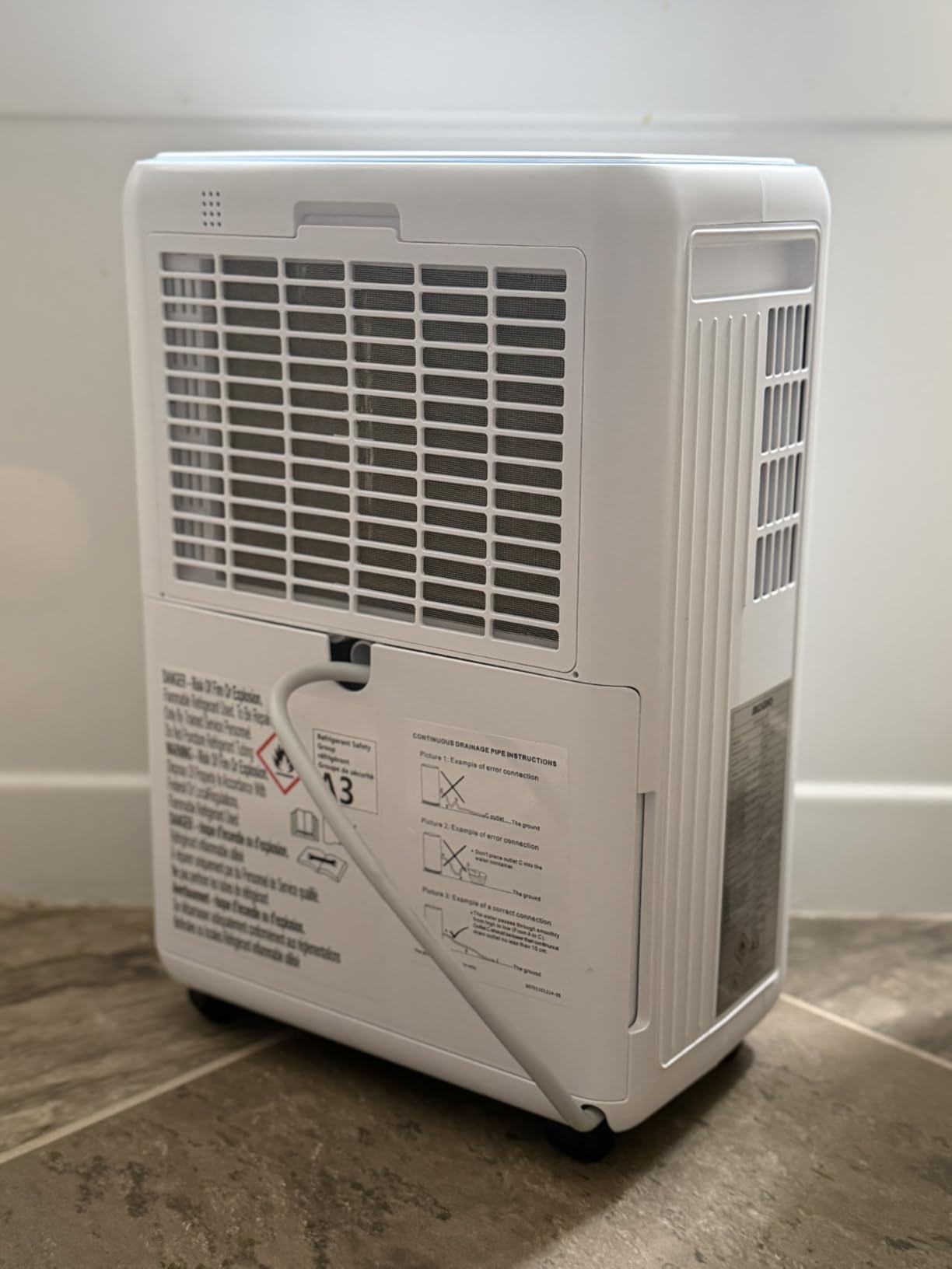 Aiusevo 30 Pint Dehumidifier for Basement, 2000 Sq. Ft Dehumidifiers for Home with Drain Hose, 3 Modes, Smart Humidity Control, 24H Timer, 0.52 Gal Water Tank, for Bedroom, Bathroom, RV Customer Review Aiusevo 30 Pint Dehumidifier for Basement, 2000 Sq. Ft Dehumidifiers for Home with Drain Hose, 3 Modes, Smart Humidity Control, 24H Timer, 0.52 Gal Water Tank, for Bedroom, Bathroom, RV - Customer Photo 1