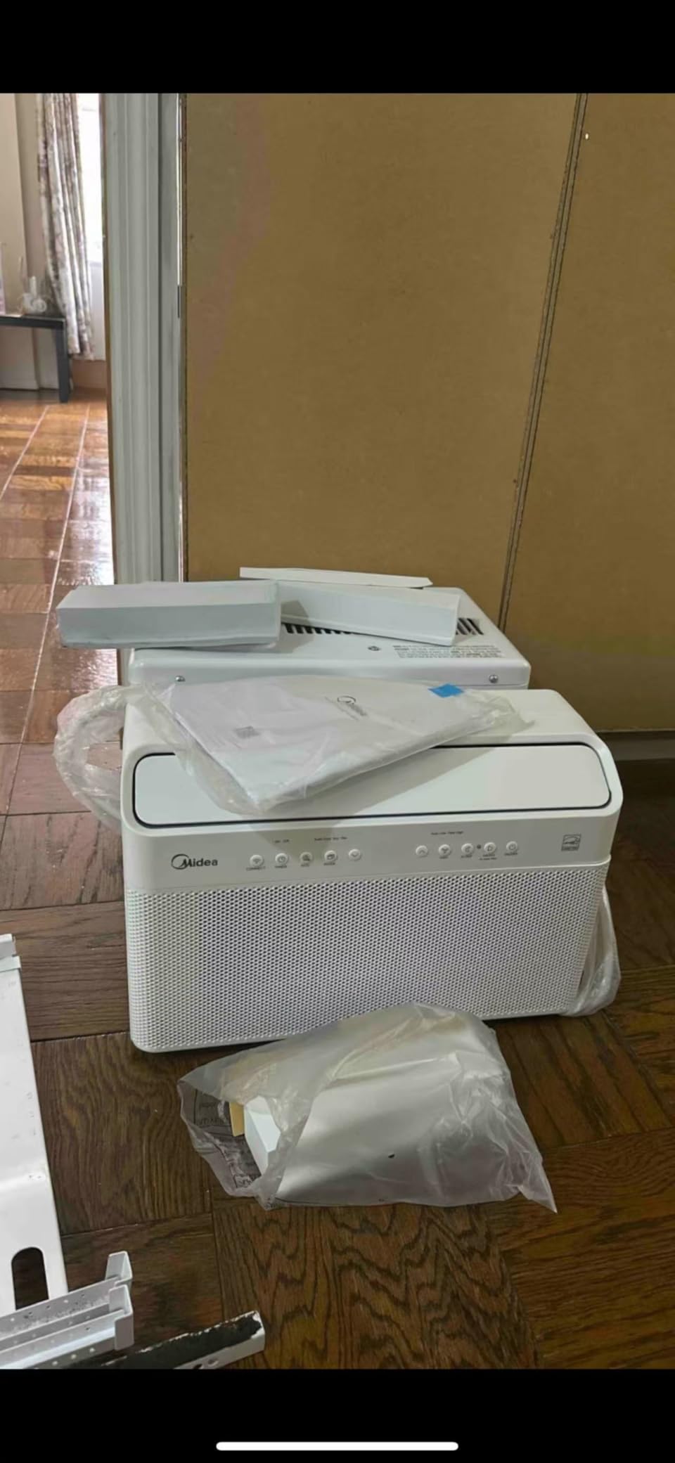 Midea 10,000 BTU U Shaped Smart Inverter Window Air Conditioner - Cools 450 Sq Ft, Ultra Quiet with Open Window Flexibility - Alexa/Google Assistant Compatible - 35% Energy Savings, Remote (Updated) - Customer Photo 2