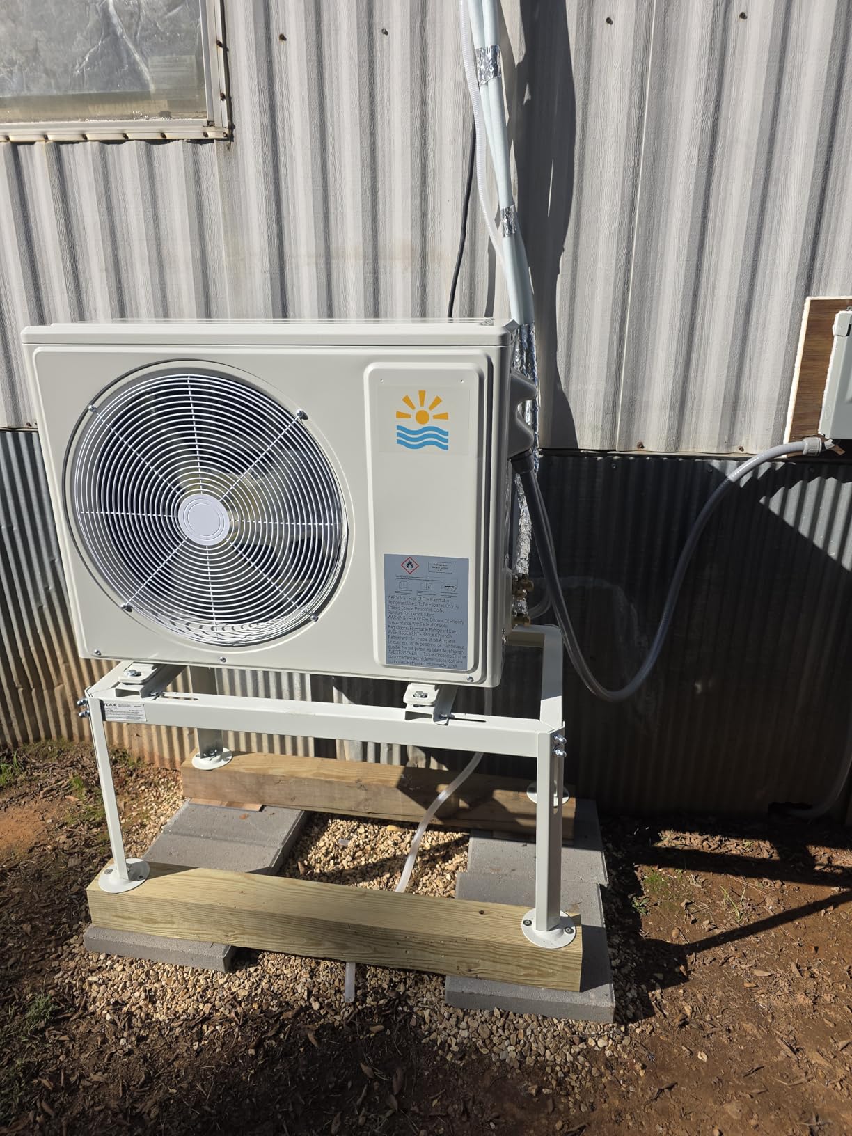 12000 BTU Mini Split Ac/Heating System - 19 SEER2 Mini Split AC Unit with Heat Pump, 115V Energy Efficient Ductless AC Unit Up to 750 Sq.Ft with Installation Kit Customer Review 12000 BTU Mini Split Ac/Heating System - 19 SEER2 Mini Split AC Unit with Heat Pump, 115V Energy Efficient Ductless AC Unit Up to 750 Sq.Ft with Installation Kit - Customer Photo 1