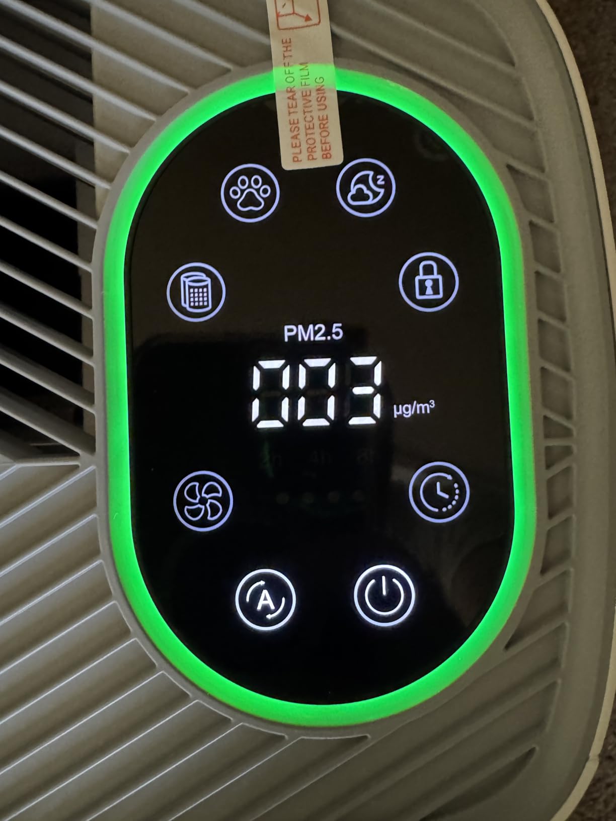 Air Purifiers for Home Large Room up to 3000 Ft², LUNINO Air Purifier with Auto & Pet Mode, 4 Fan Speeds, Aromatherapy, H13 HEPA Washable Filter for Allergies, Pet Hair, Smoke, Odors, Pollen, Dust Customer Review Air Purifiers for Home Large Room up to 3000 Ft², LUNINO Air Purifier with Auto & Pet Mode, 4 Fan Speeds, Aromatherapy, H13 HEPA Washable Filter for Allergies, Pet Hair, Smoke, Odors, Pollen, Dust - Customer Photo 1
