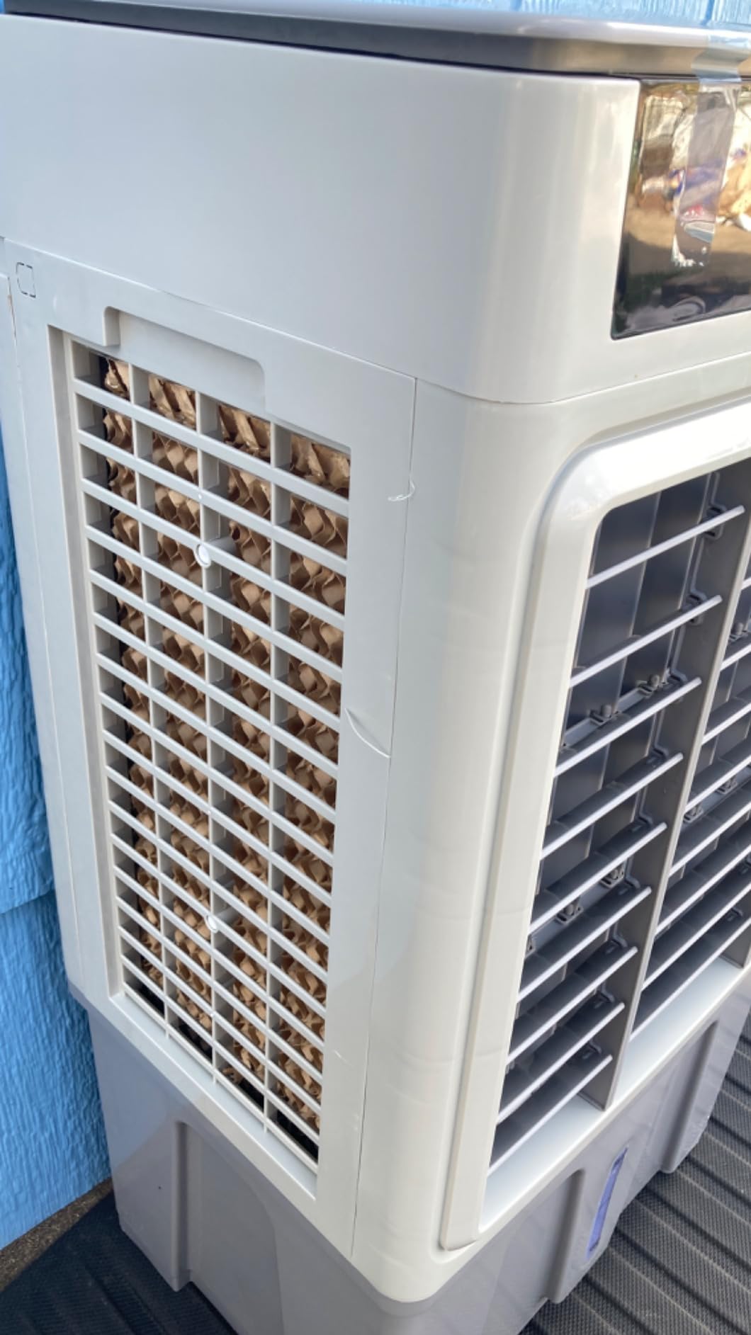 Large Windowless Portable Air Conditioner, 3 in 1 Evaporative Swamp Cooler with Remote, Hoseless Ventless Fan Ac Unit, 7H Timer, 8 Gal Water Tank, 4 Ice Box for Garage, Bedroom Home Outdoor - Customer Photo 2