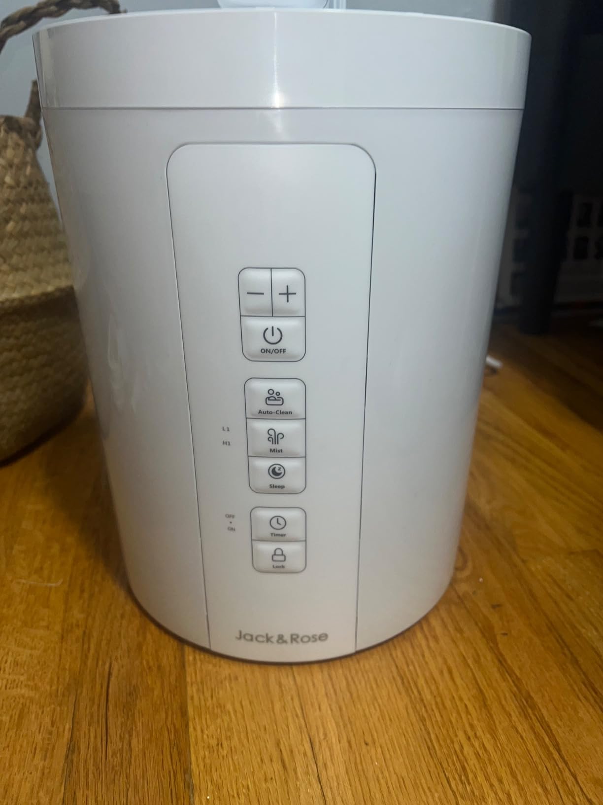 Healthy Warm Mist Humidifiers for Bedroom, 100oz Stainless Steel Humidifier Easy Clean, Steam Humidifier for Living Room, Whisper-Quiet and Filterless, with Sleep Mode and Timer, Auto-off Setting Customer Review Healthy Warm Mist Humidifiers for Bedroom, 100oz Stainless Steel Humidifier Easy Clean, Steam Humidifier for Living Room, Whisper-Quiet and Filterless, with Sleep Mode and Timer, Auto-off Setting - Customer Photo 1