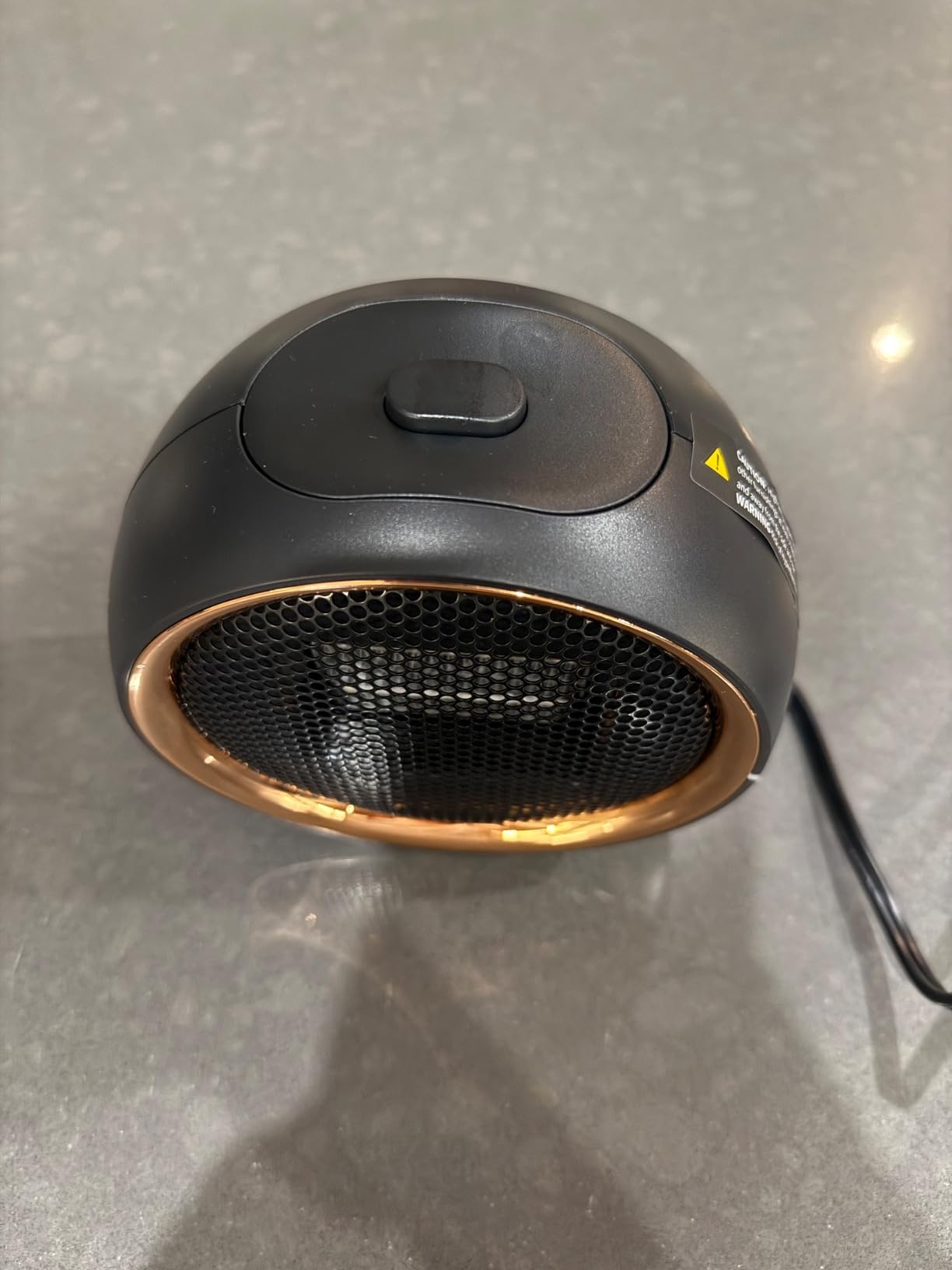 Space Heater for Indoor Use, Portable Electric Heater with 2S Fast Heating & PTC Ceramic, Tip-Over/Overheat Protection, Ultra Quiet Mini Desk Heater for Bedroom, Bathroom, Home Office - Customer Photo 2