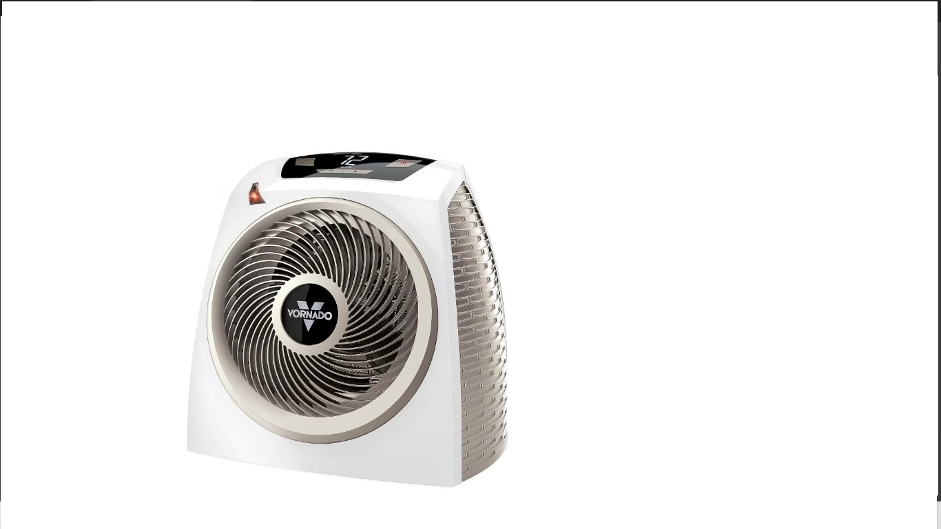 Vornado AVH10 (2025) Space Heater for Home, Fan Only Option, Digital Display with Adjustable Thermostat, Advanced Safety Features, Auto Climate Control, Whole Room Electric Heater for Indoors, White - Customer Photo 1
