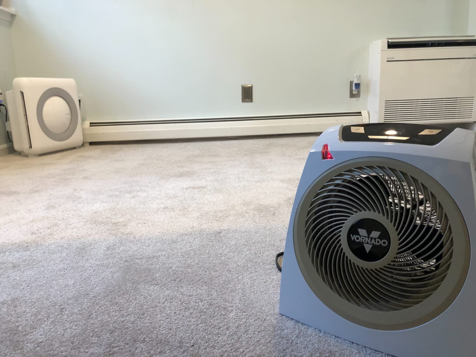 Vornado AVH10 (2025) Space Heater for Home, Fan Only Option, Digital Display with Adjustable Thermostat, Advanced Safety Features, Auto Climate Control, Whole Room Electric Heater for Indoors, White - Customer Photo 3