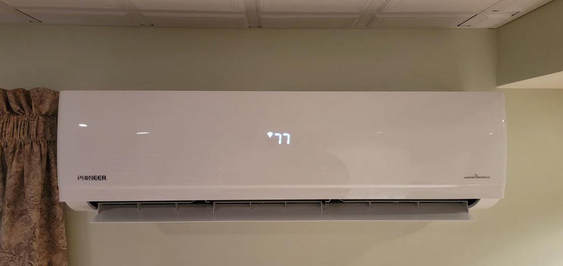 Pioneer® Quantum Hyperformance™ 18,000 BTU 23.5 SEER2 230V High-Wall Ductless Energy-Star Mini-Split Air Conditioner Inverter Hyper Heat Pump Full Set - Customer Photo 2