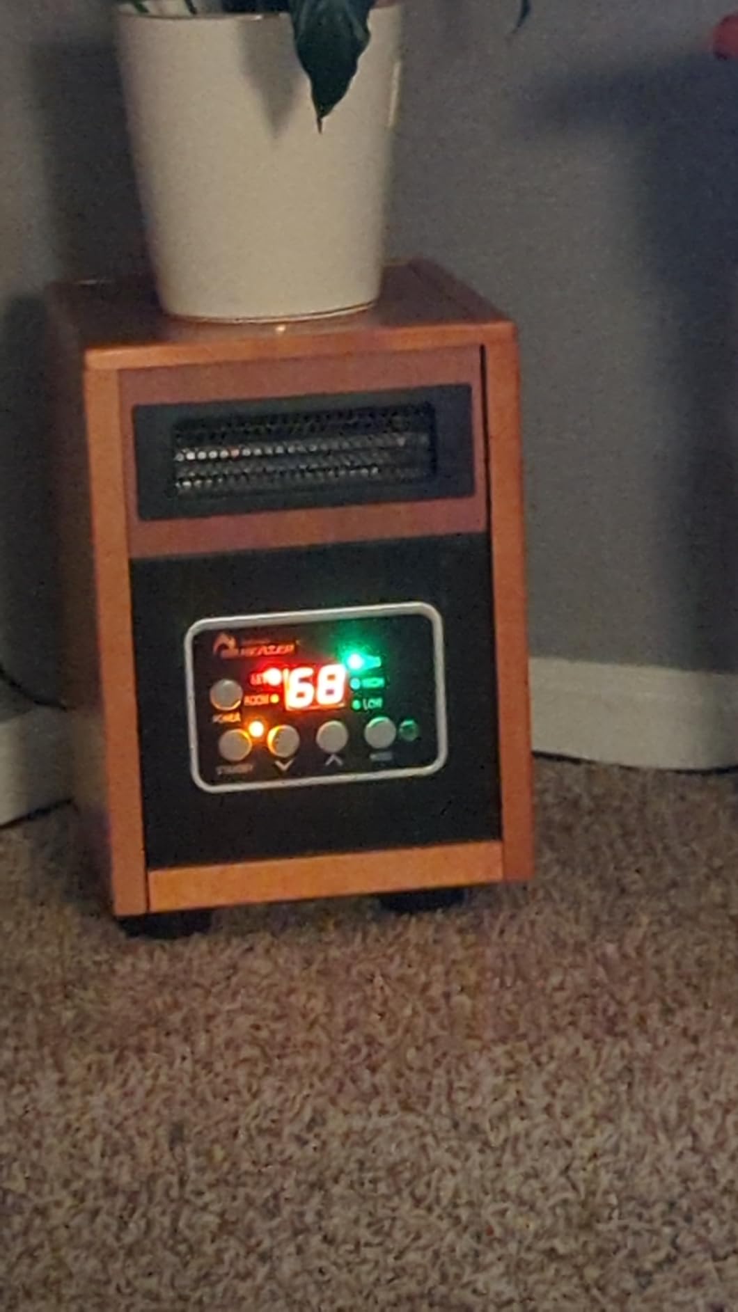 Dr Infrared Heater Portable Space Heater, Original, 1500-Watt, Cherry (Pack of 1) - Customer Photo 2