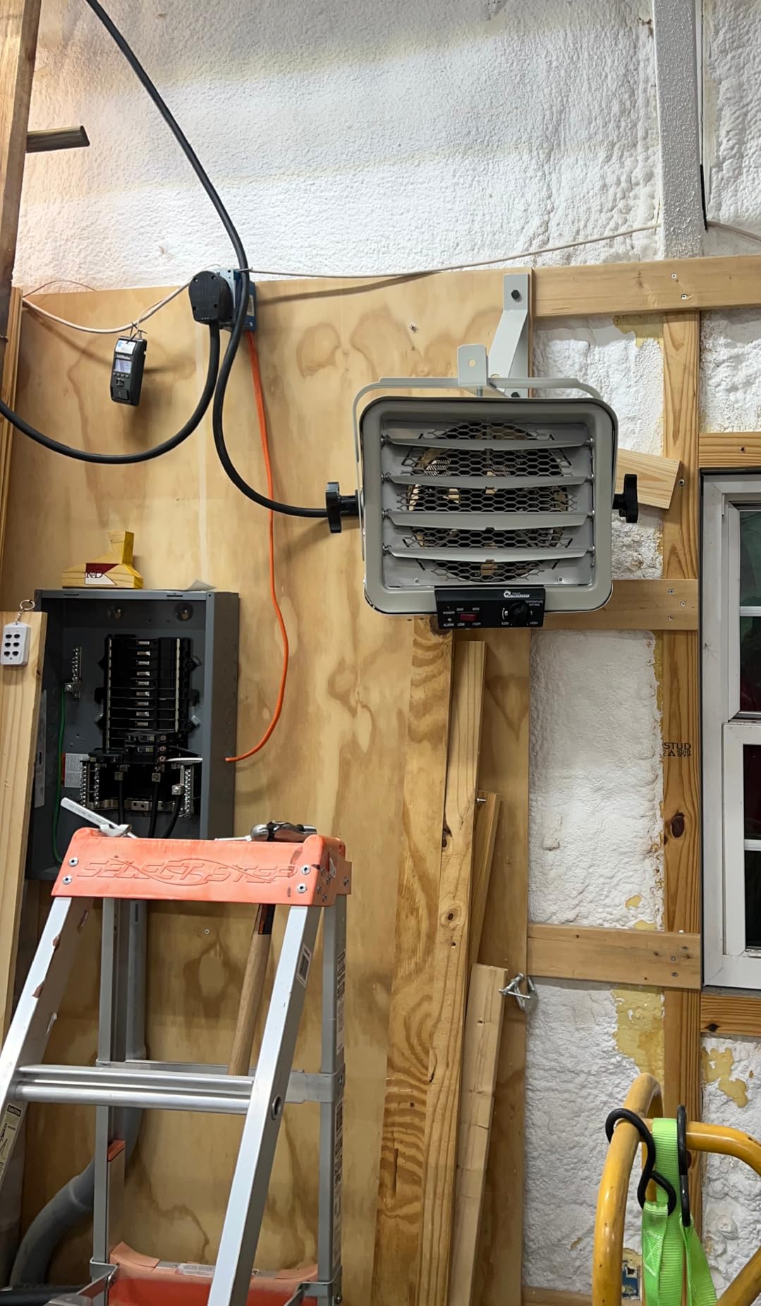 Dr Infrared Heater DR-988A Garage Shop 208/240-Volt, 4800/5600-Watt Heater with 6-30R Plug - Customer Photo 2