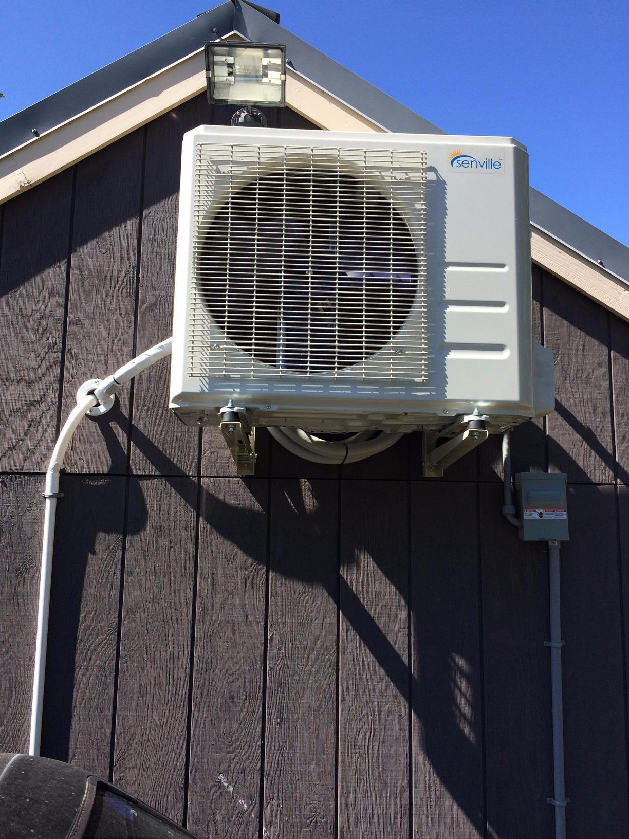 Senville AURA Series Mini Split Air Conditioner Inverter Heat Pump, 12000 BTU, Works with Alexa, Energy Star, White - Customer Photo 1