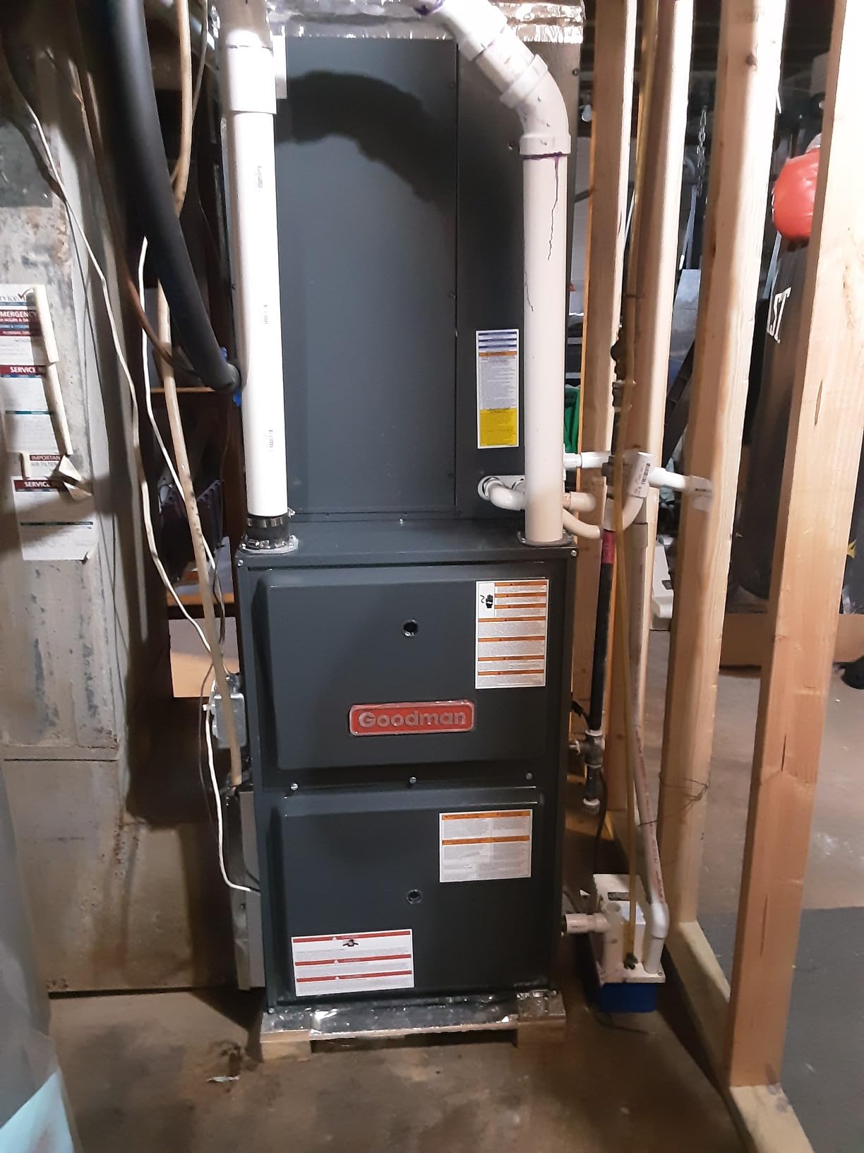 Goodman 96% AFUE Two Stage Upflow/Horizontal multi-speed 100k BTU Low NOx Natural Gas furnace (21 wide) (GR9T961004CN) Customer Review Goodman 96% AFUE Two Stage Upflow/Horizontal multi-speed 100k BTU Low NOx Natural Gas furnace (21 wide) (GR9T961004CN) - Customer Photo 2