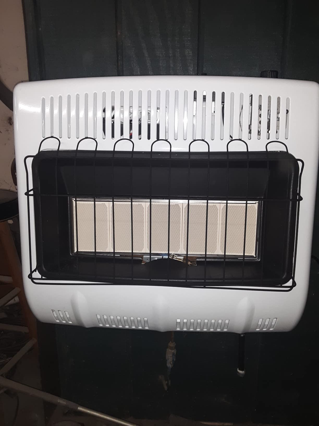 Mr. Heater 30,000 BTU Vent Free Radiant Propane Heater For Cold Rooms, Additions, Sun Rooms & Cabins - White - Customer Photo 2