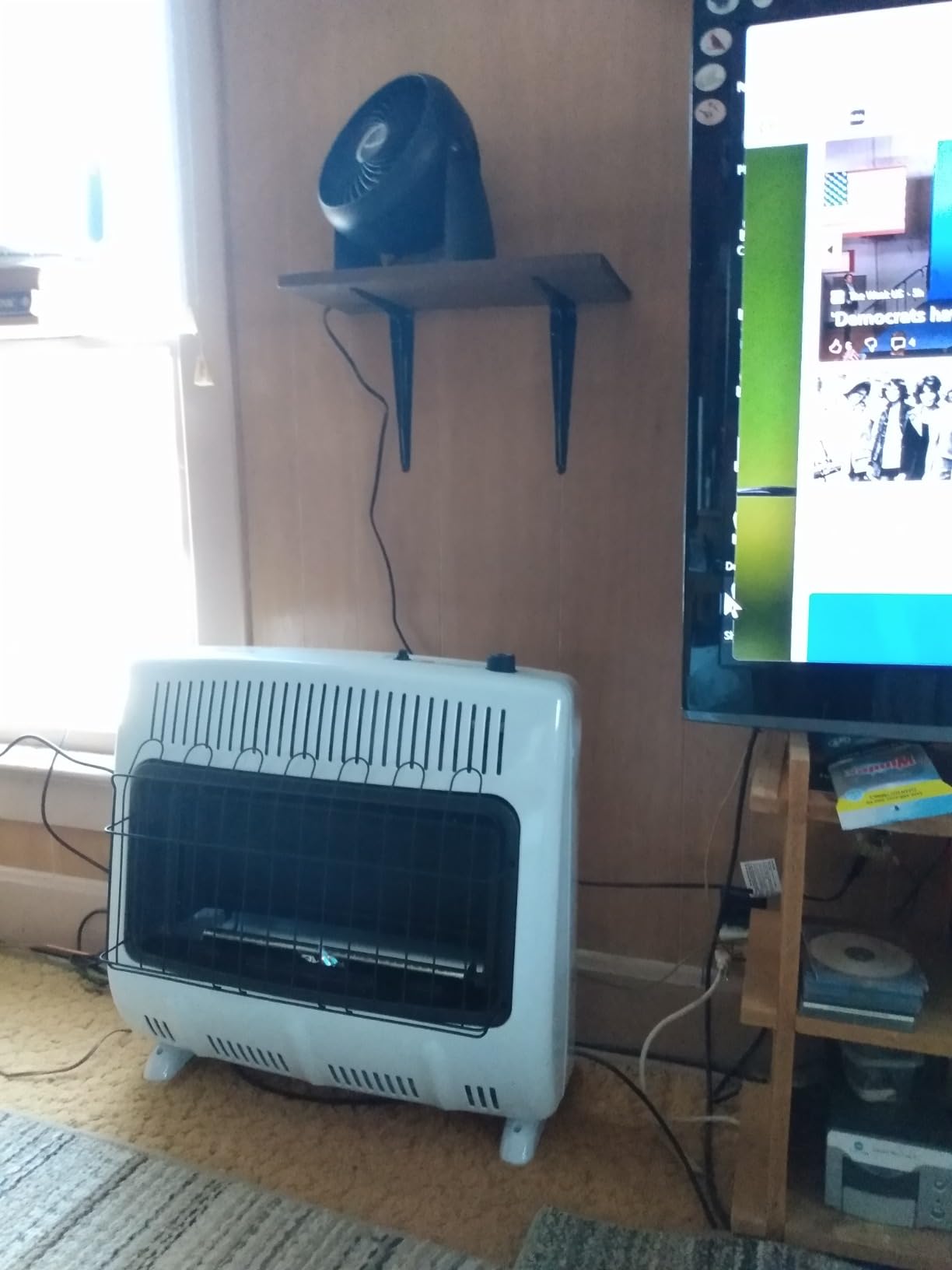 Mr. Heater F299730 30,000 BTU Blue Flame Vent Free Propane Heater For Cold Rooms, Additions, Sun Rooms Cabins & Garage - White - Customer Photo 1