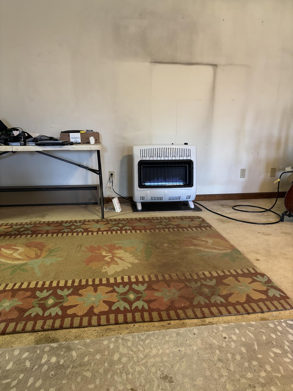 Mr. Heater F299730 30,000 BTU Blue Flame Vent Free Propane Heater For Cold Rooms, Additions, Sun Rooms Cabins & Garage - White - Customer Photo 2