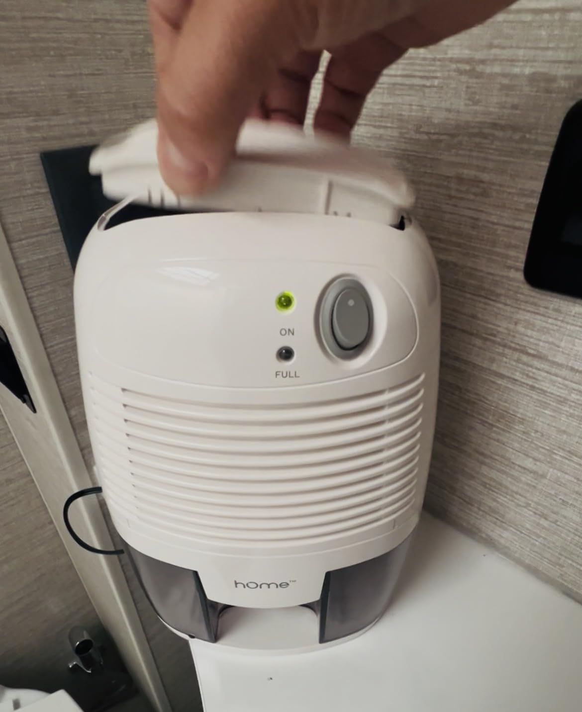 hOmeLabs Small Space Dehumidifier with Auto Shut Off - Compact and Portable - Customer Photo 1