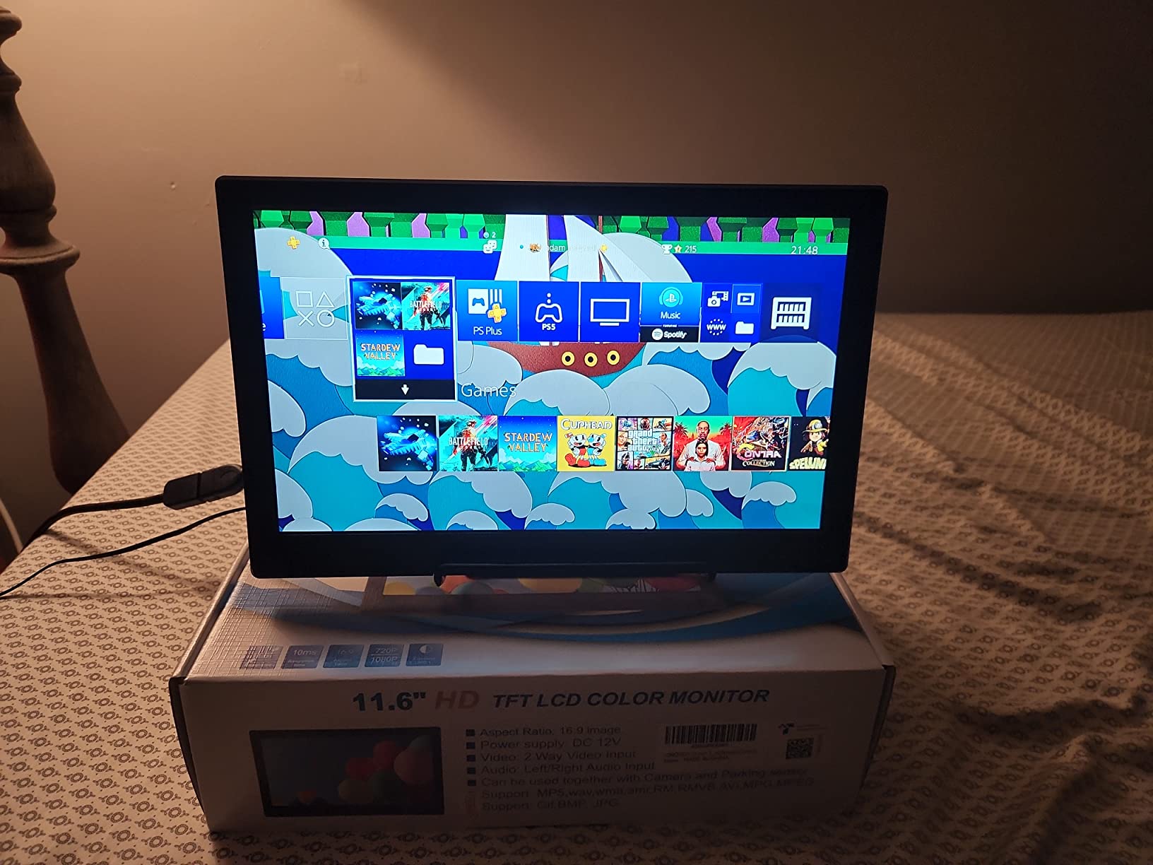 LONCEVON 10 inch Portable HDMI Monitor Mini VGA Monitor Screen for PC/Camera/TV/Raspberry PI/Gaming; 1024x600 Pixel Support 1920x1080P Resolution; with Dual Speakers and USB Port Customer Review LONCEVON 10 inch Portable HDMI Monitor Mini VGA Monitor Screen for PC/Camera/TV/Raspberry PI/Gaming; 1024x600 Pixel Support 1920x1080P Resolution; with Dual Speakers and USB Port - Customer Photo 2