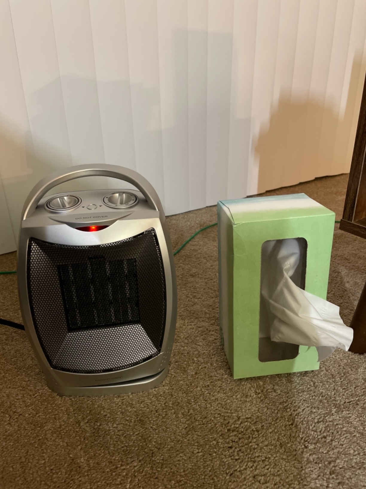 Brightown Wall Plug In Heater 450W, Portable Outlet Heater with Remote, Clear LED Display, Small Wall Heaters for Indoor Use with Adjustable Thermostat and 12H Timer for Bathroom Room Office - Customer Photo 2