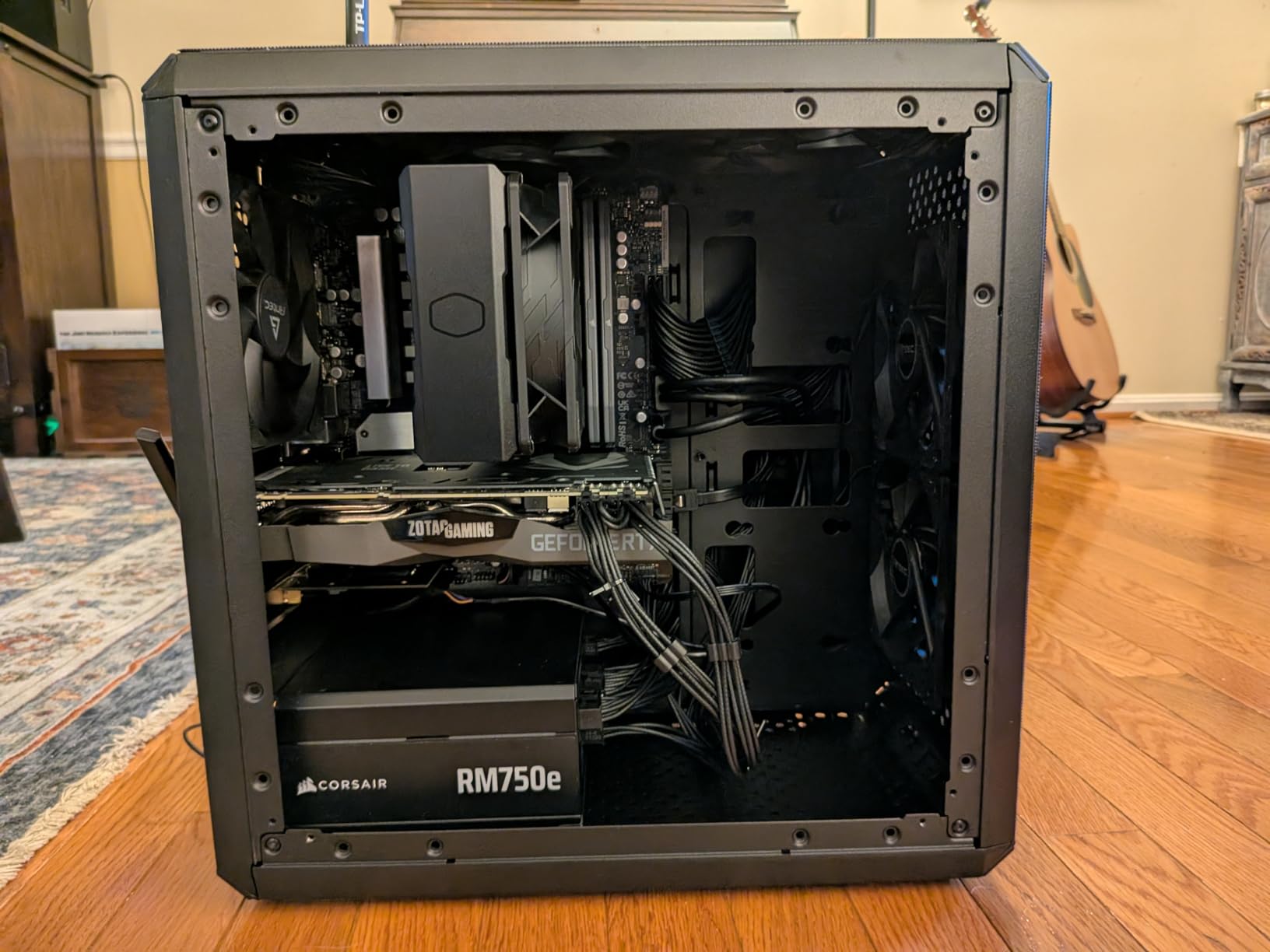 Cooler Master Hyper 212 Pro aRGB CPU Cooler, SickleFlow Edge 120 PWM Fan, Composite 4 Copper Heat Pipes, 152mm Tall, Sleek Top Cover, AMD Ryzen AM5|AM4, Intel LGA 1851|1700 Brackets Customer Review Cooler Master Hyper 212 Pro aRGB CPU Cooler, SickleFlow Edge 120 PWM Fan, Composite 4 Copper Heat Pipes, 152mm Tall, Sleek Top Cover, AMD Ryzen AM5|AM4, Intel LGA 1851|1700 Brackets - Customer Photo 5