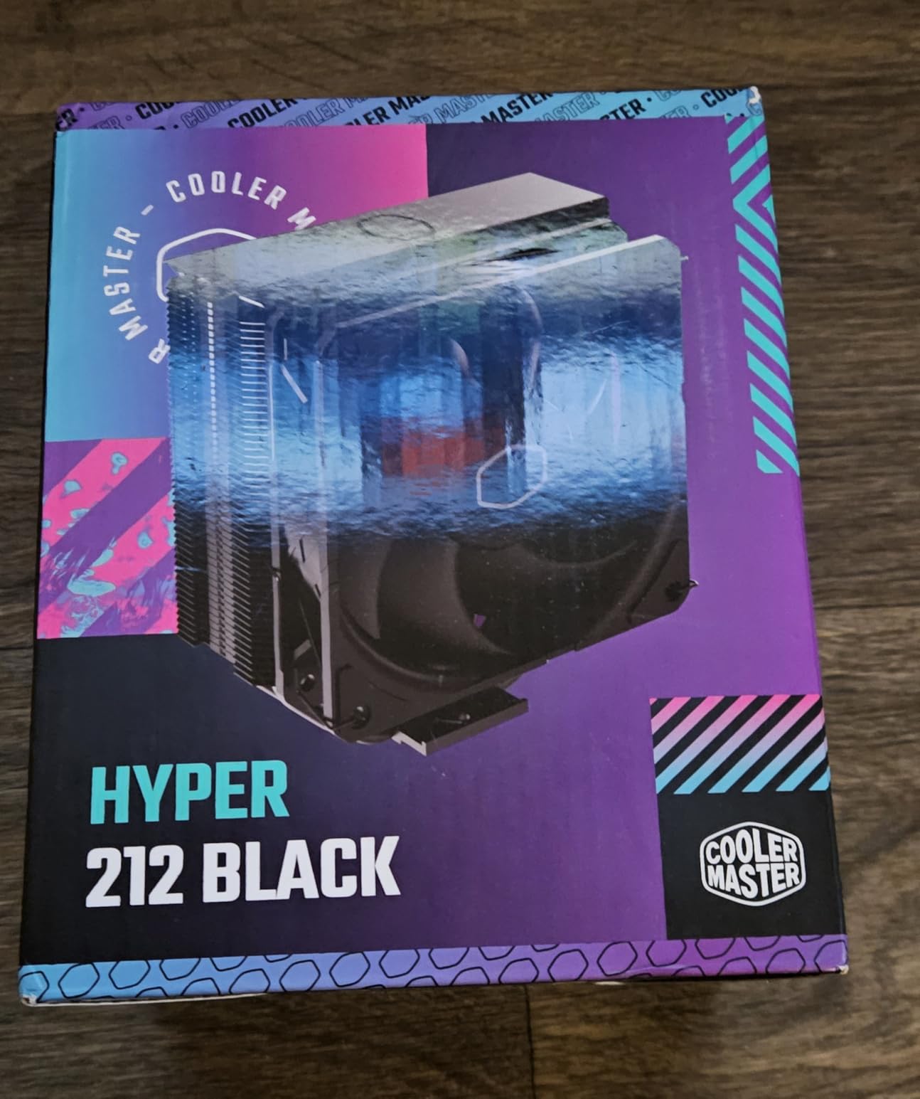 Cooler Master Hyper 212 Black CPU Cooler, SickleFlow 120 Edge PWM Fan, Aluminum Top Cover, 4 Copper Heat Pipes, 152mm Tall, AMD Ryzen AM5/AM4, Intel LGA 1851/1700/1200 Brackets Customer Review Cooler Master Hyper 212 Black CPU Cooler, SickleFlow 120 Edge PWM Fan, Aluminum Top Cover, 4 Copper Heat Pipes, 152mm Tall, AMD Ryzen AM5/AM4, Intel LGA 1851/1700/1200 Brackets - Customer Photo 2