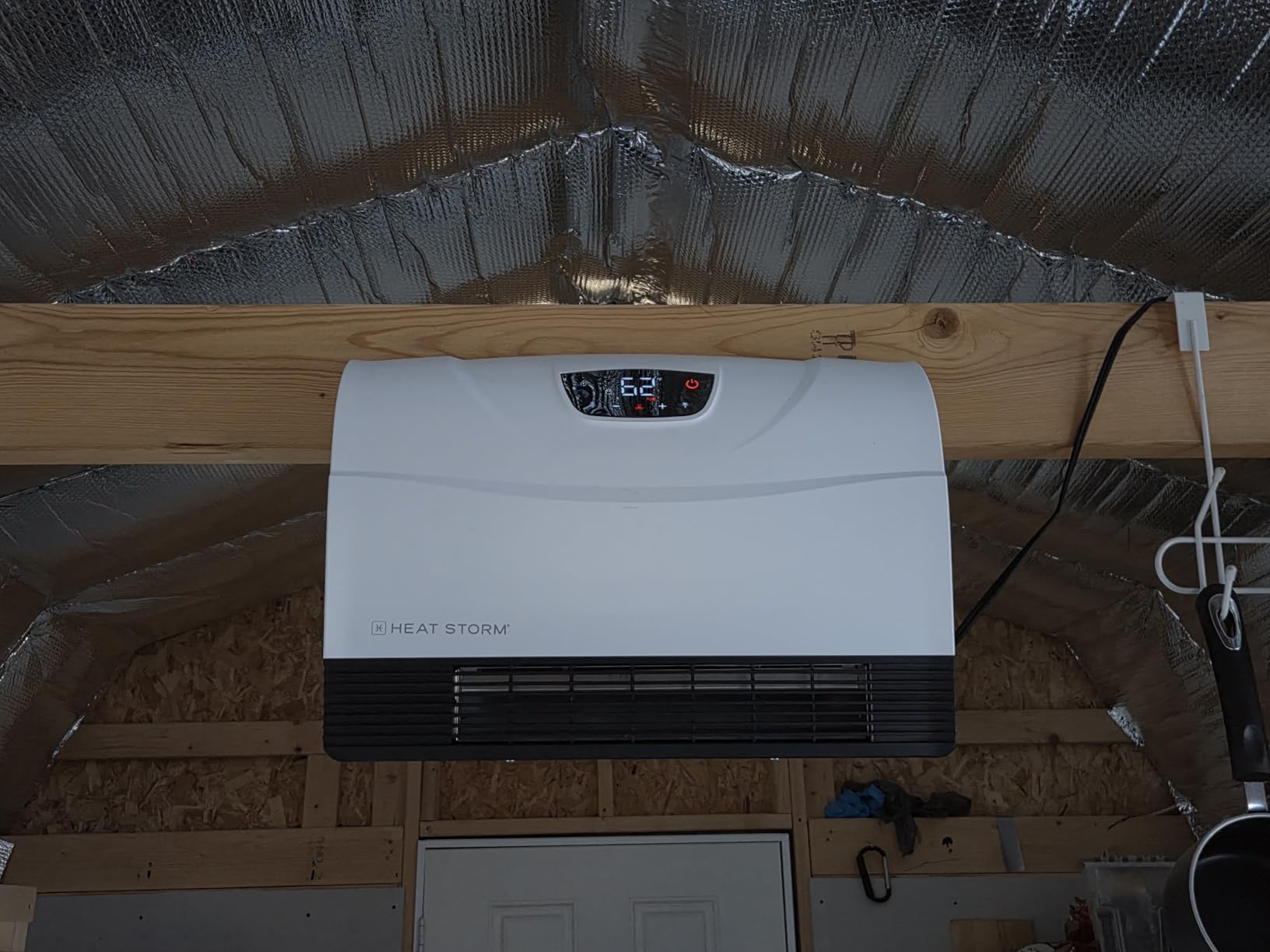 Heat Storm HS-1500-PHX-WIFI Infrared Heater, Wifi Wall Mounted - Customer Photo 1