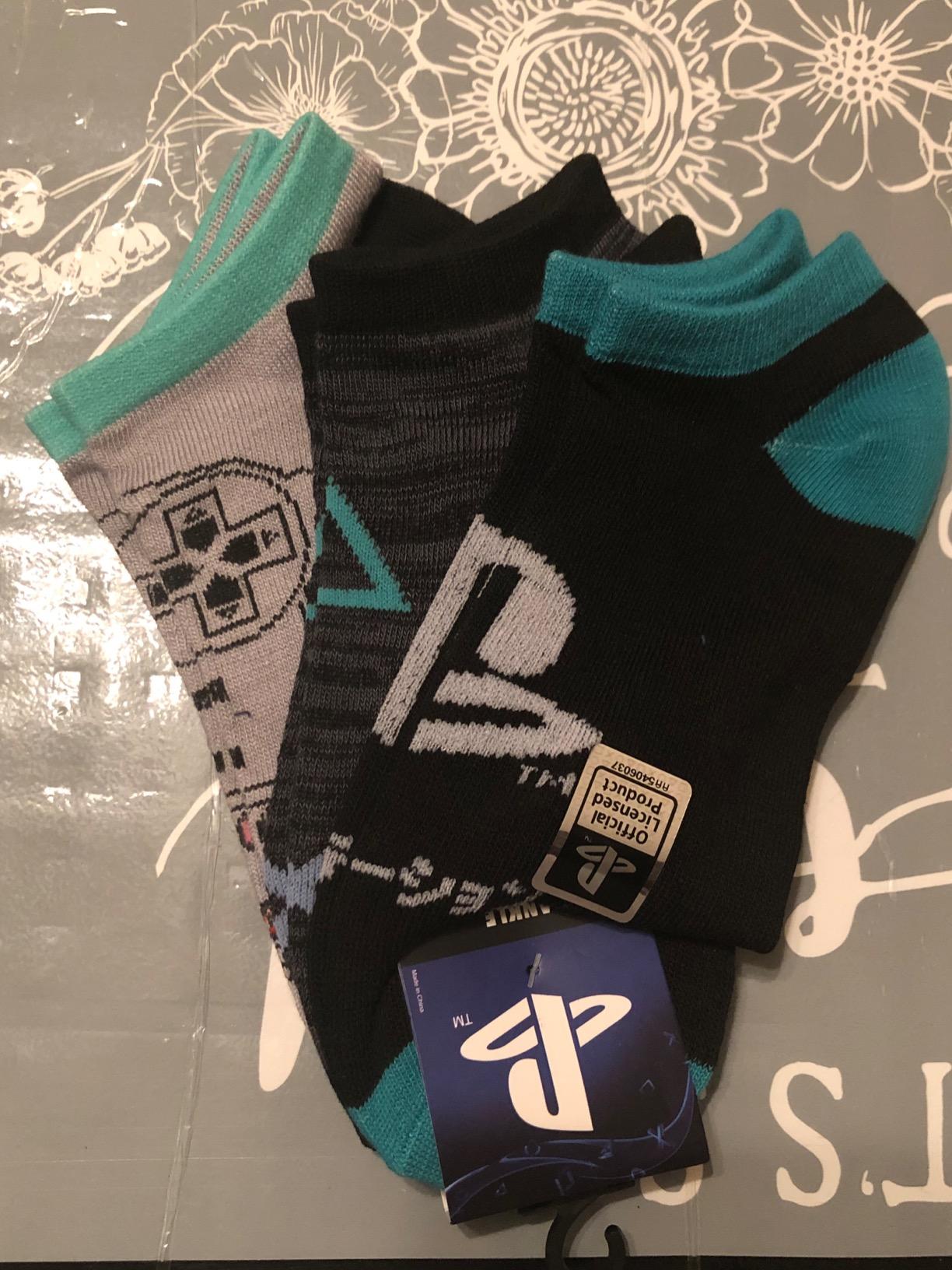 Playstation Socks Video Game Apparel Playstation Accessories - Video Game Socks Playstation Apparel Customer Review Playstation Socks Video Game Apparel Playstation Accessories - Video Game Socks Playstation Apparel - Customer Photo 1