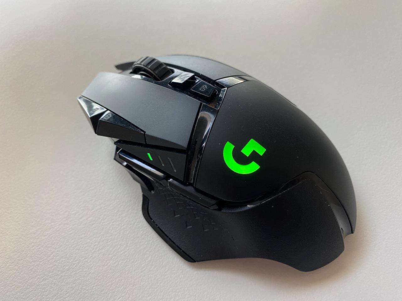 Logitech G502 Lightspeed Wireless Gaming Mouse with Hero 25K Sensor, PowerPlay Compatible, Tunable Weights and Lightsync RGB - Black - Customer Photo 3